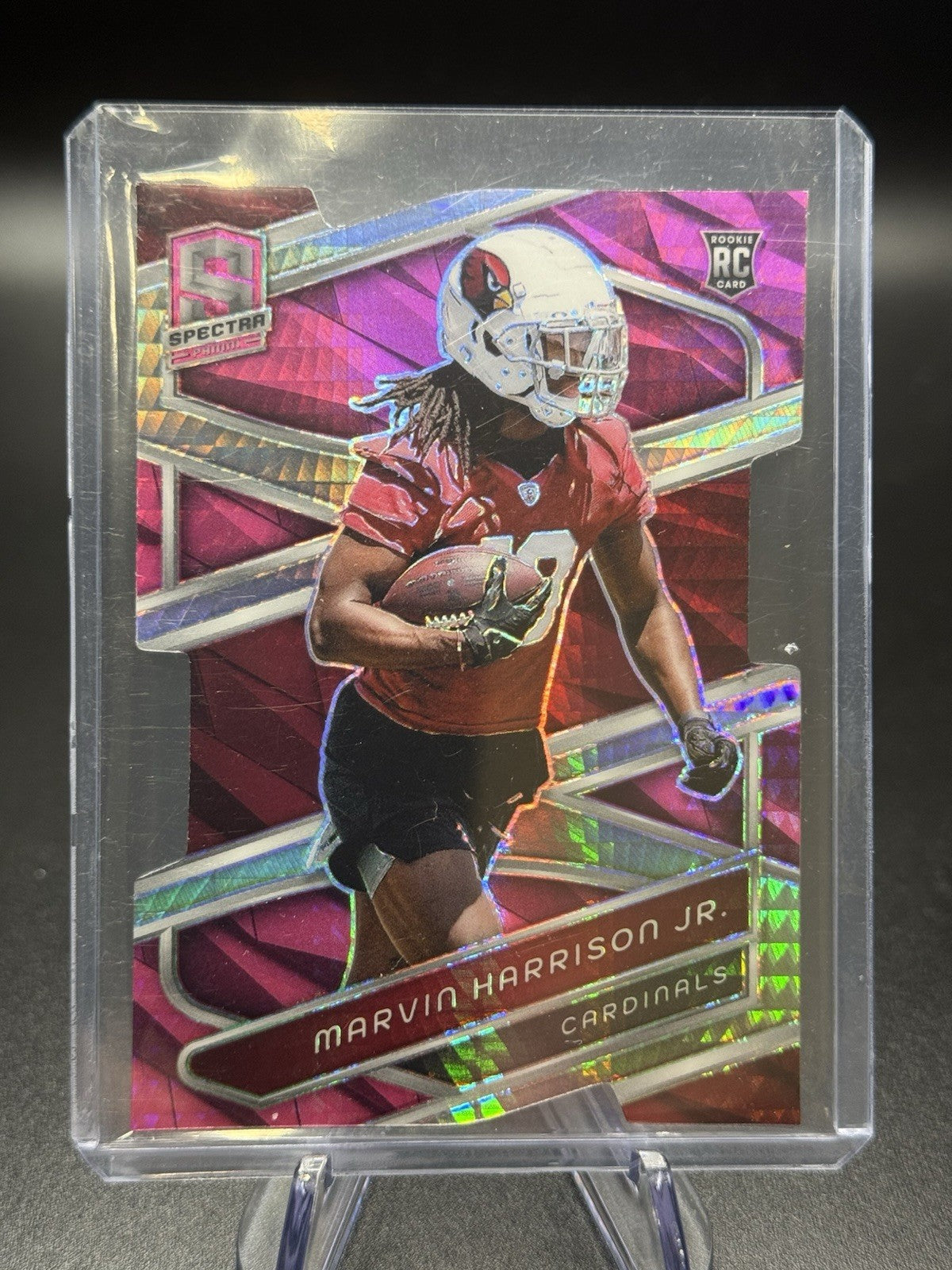 2024 Spectra Marvin Harrison Jr RC Pink Prizm /20 #09/20 Rookie SSP Cardinals