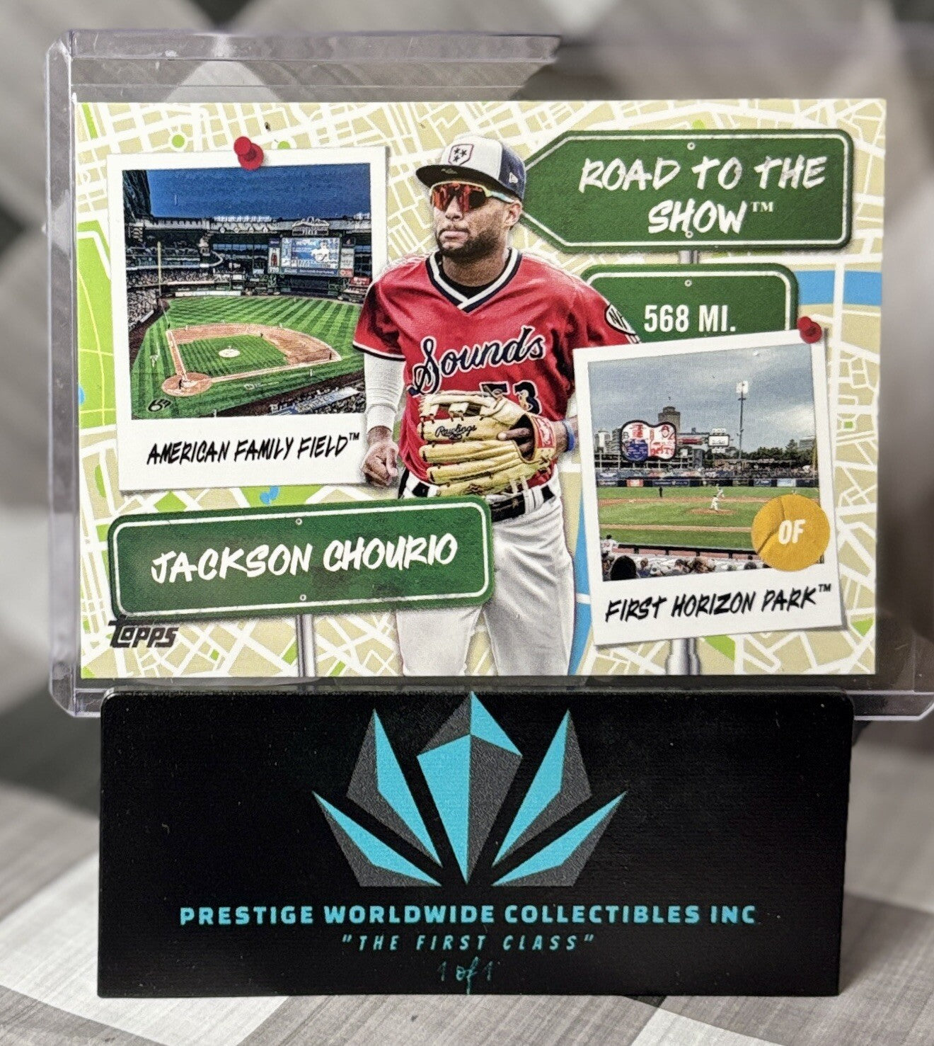 Jackson Chourio 2024 Topps Pro Debut Road to the Show #RTTS-4 Milwaukee Brewers