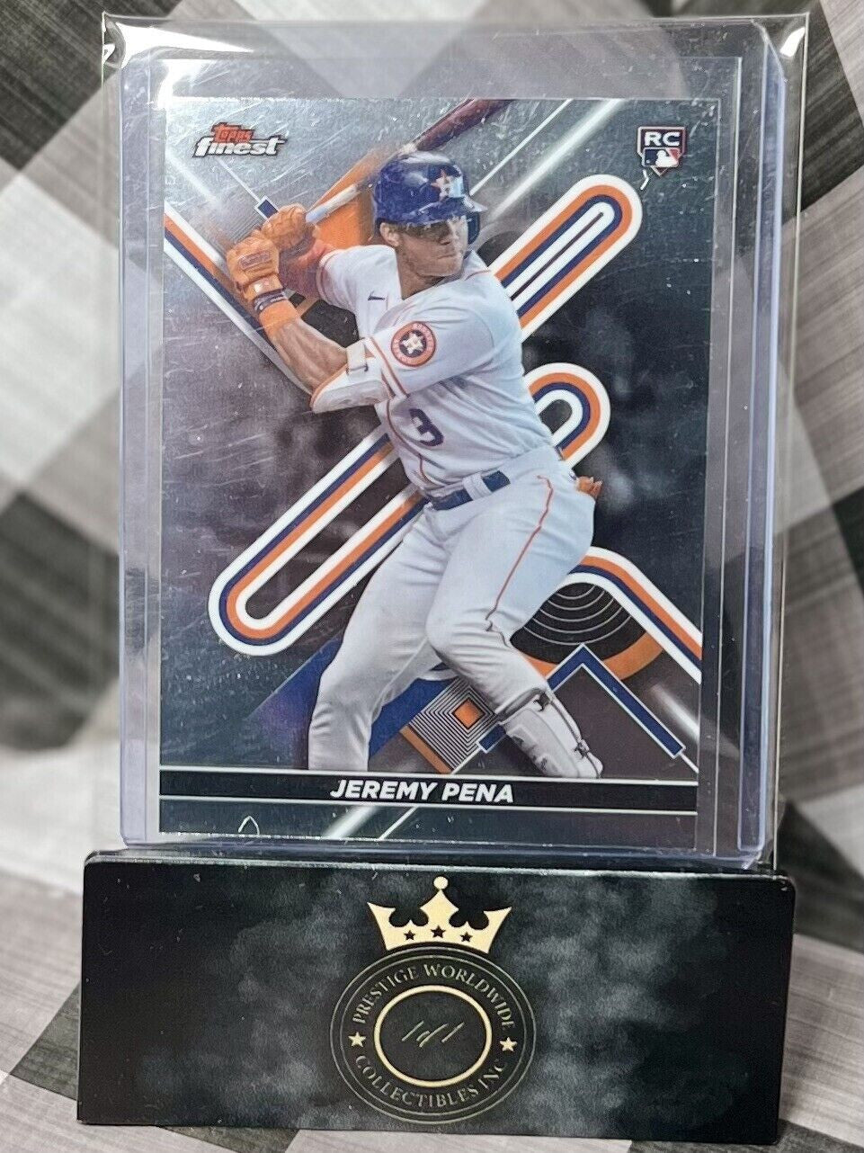 Jeremy Pena 2022 Topps Finest Silver Chrome Rookie Base #9 Houston Astros RC