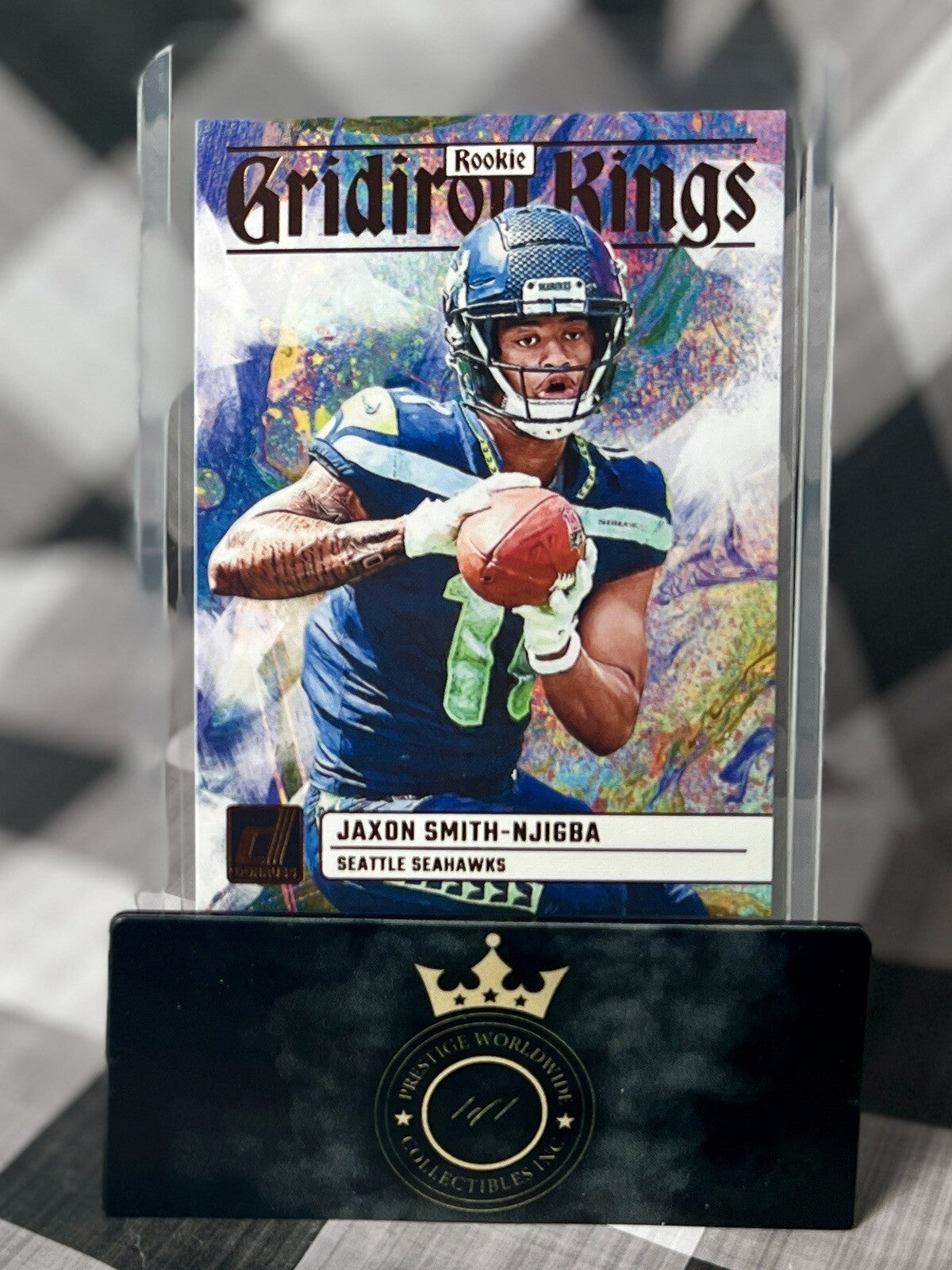Jaxon Smith-Njigba 2023 Panini Donruss Rookie Gridiron Kings #RGG-7 Seattle RC