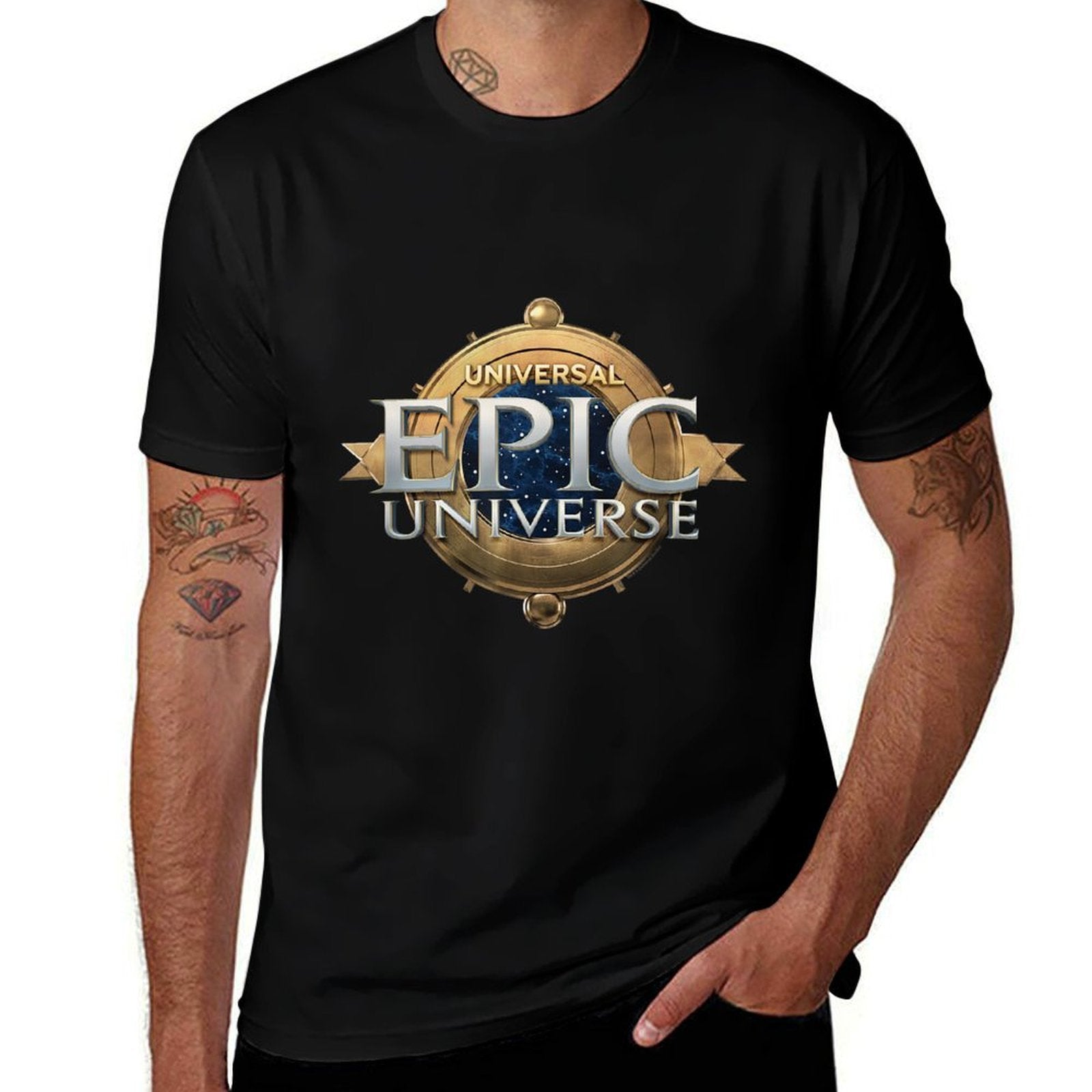 Universal Epic Universe Logo  Summer-ready Fabric T-Shirt