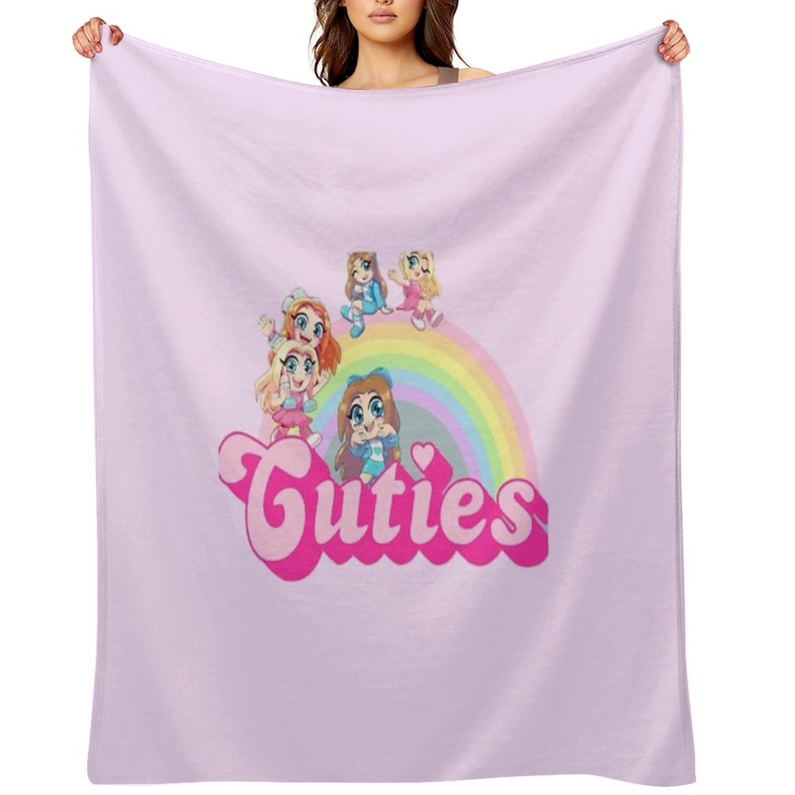 Mackenzie Turner Hey Cuties Throw Blanket