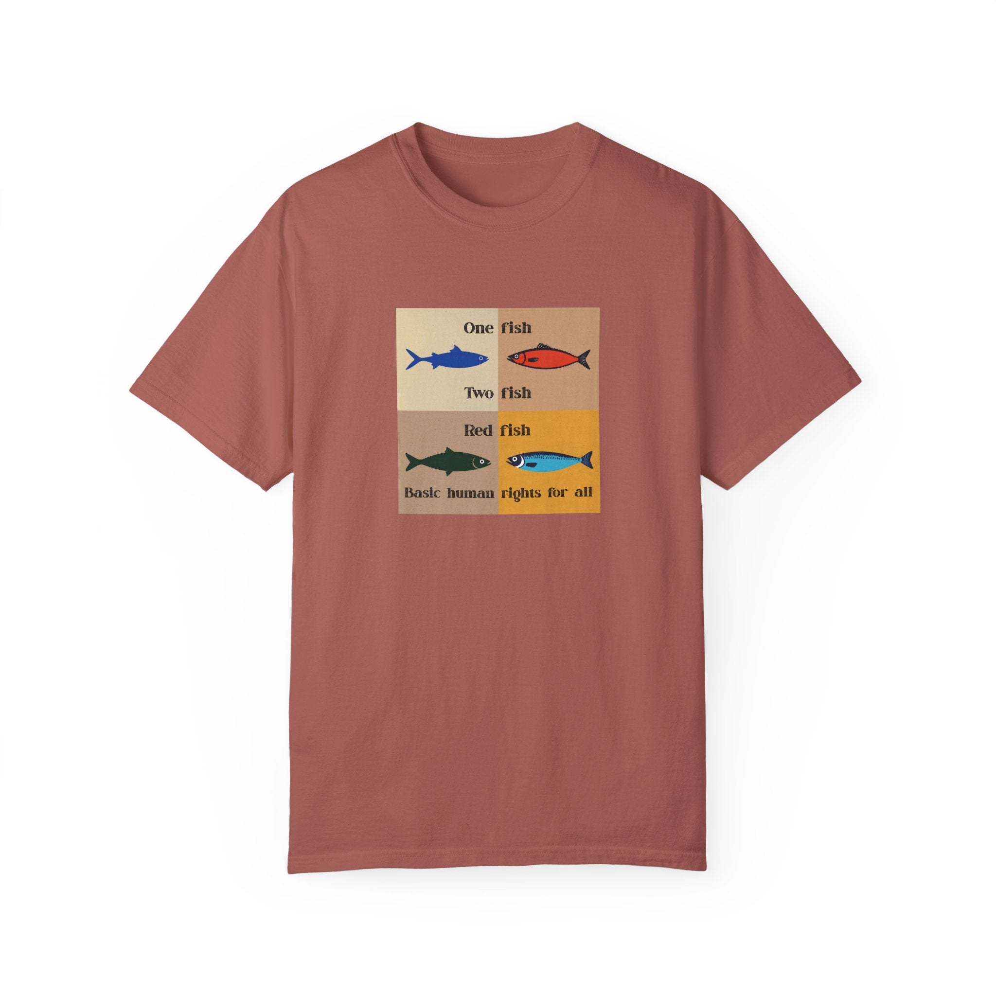 One Fish two fish human rights for all T-shirt