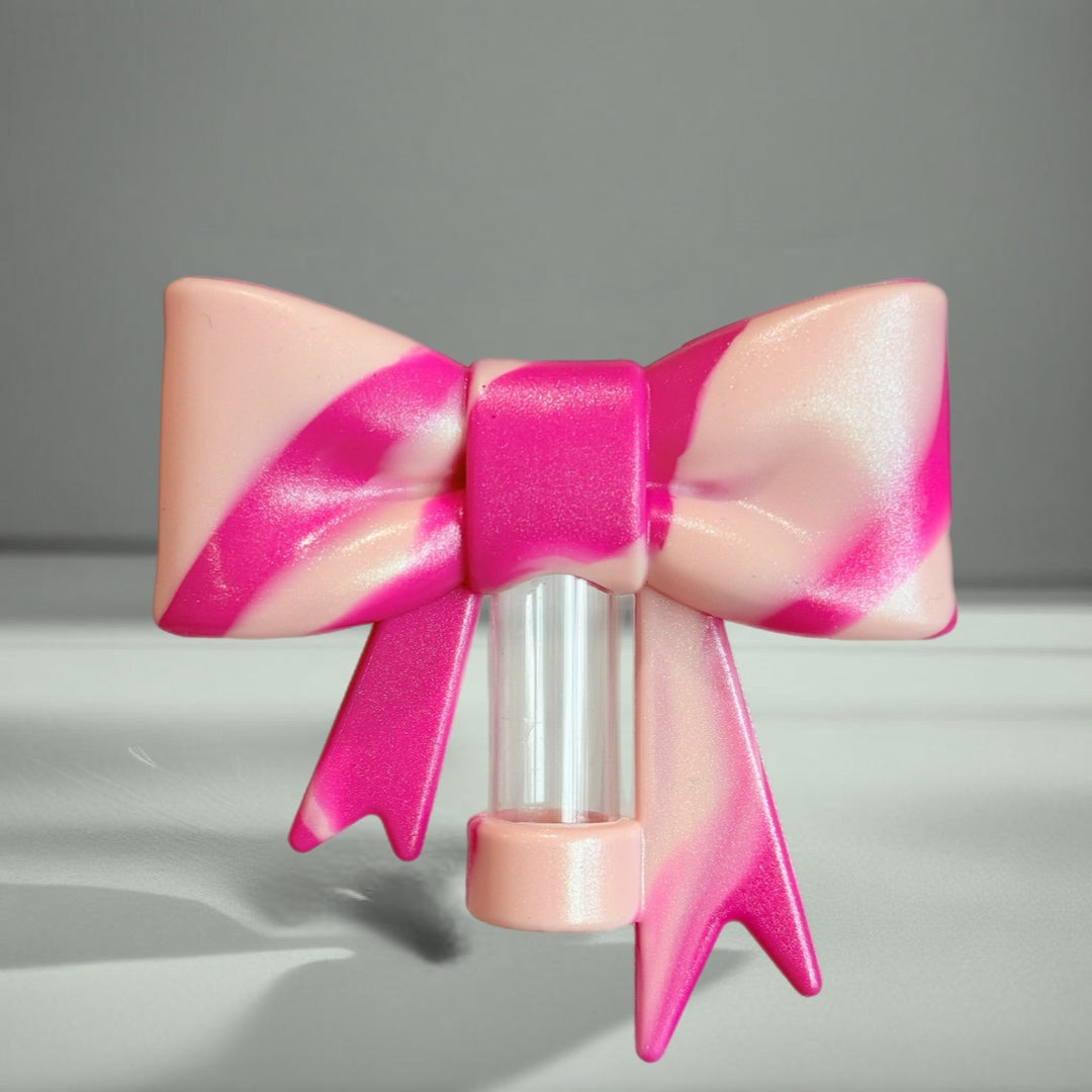 FLOCKIN’ FABULOUS FLAMINGO 3D BOW STRAW TOPPER