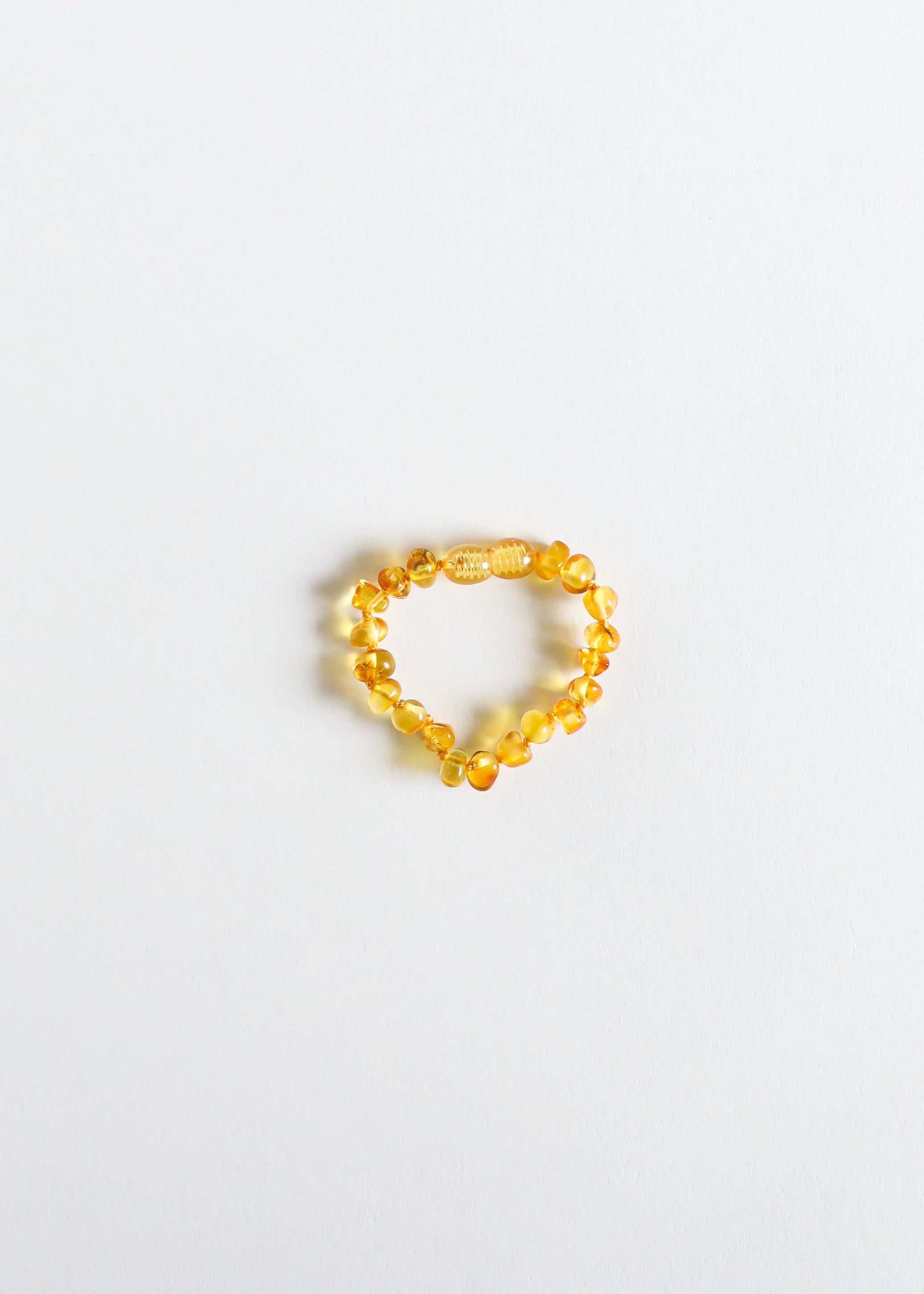 Polished Honey Baltic Amber || Anklet or Bracelet