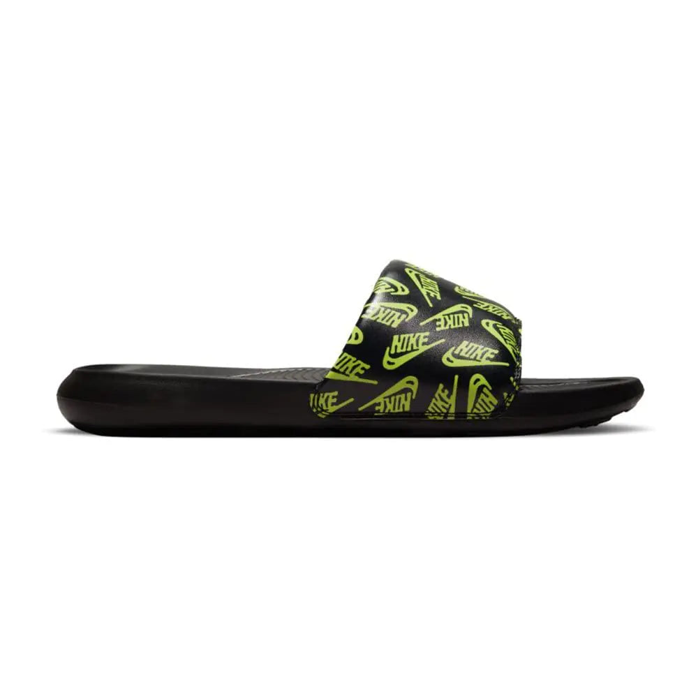 Style Loft Collection x Nike Victori One Slides Black Volt Black, (Size Men 13.5 US / Women 15 US)