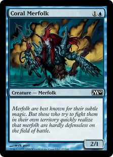 Coral Merfolk (Magic 2010 Core Set) Near Mint