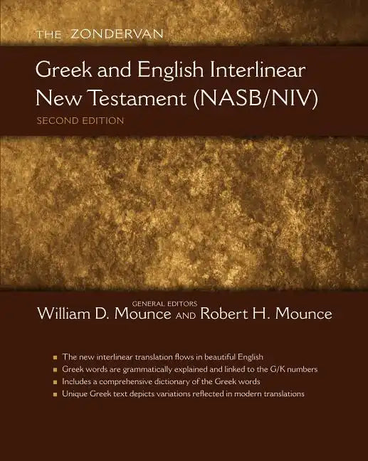 Greek and English Interlinear New Testament-PR-NASB/NIV - Hardcover