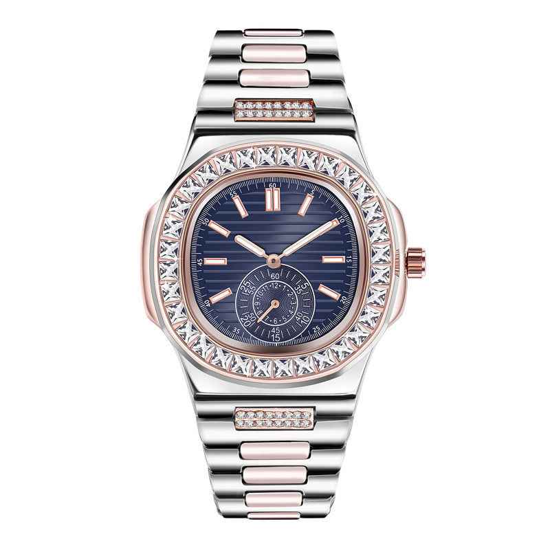 Men&amp;#39;s Luxury Diamond Watches - Fashion Alloy Brand Gifts