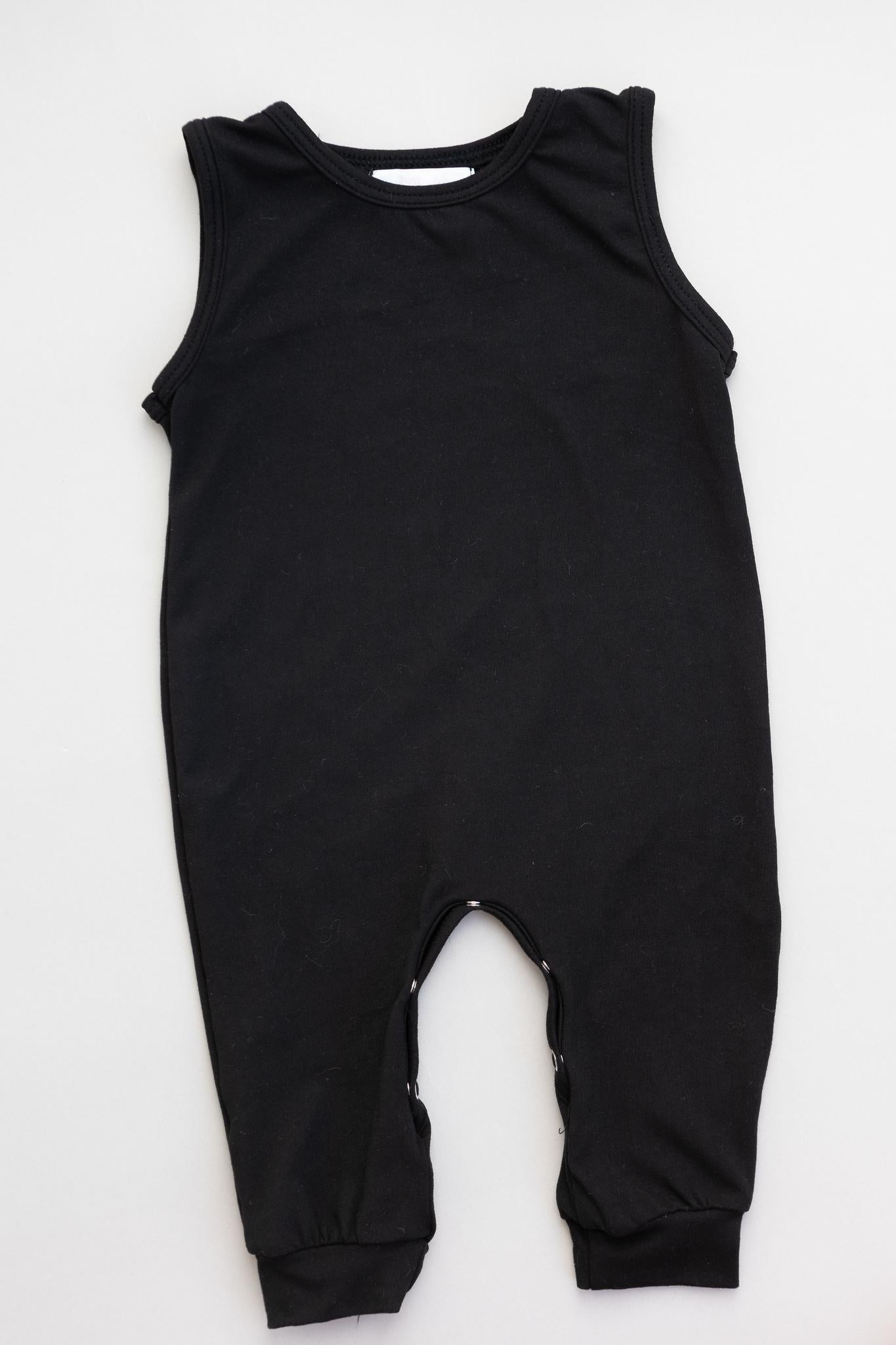 BLACK TANK ONE-PIECE JOGGER