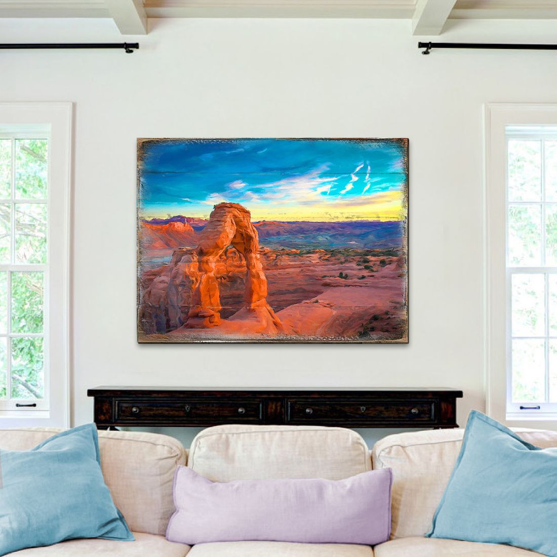 Hogle Canyon Art Wooden Wall Art by Nature Wonders - Nature Wildlife Decor  - 95245B