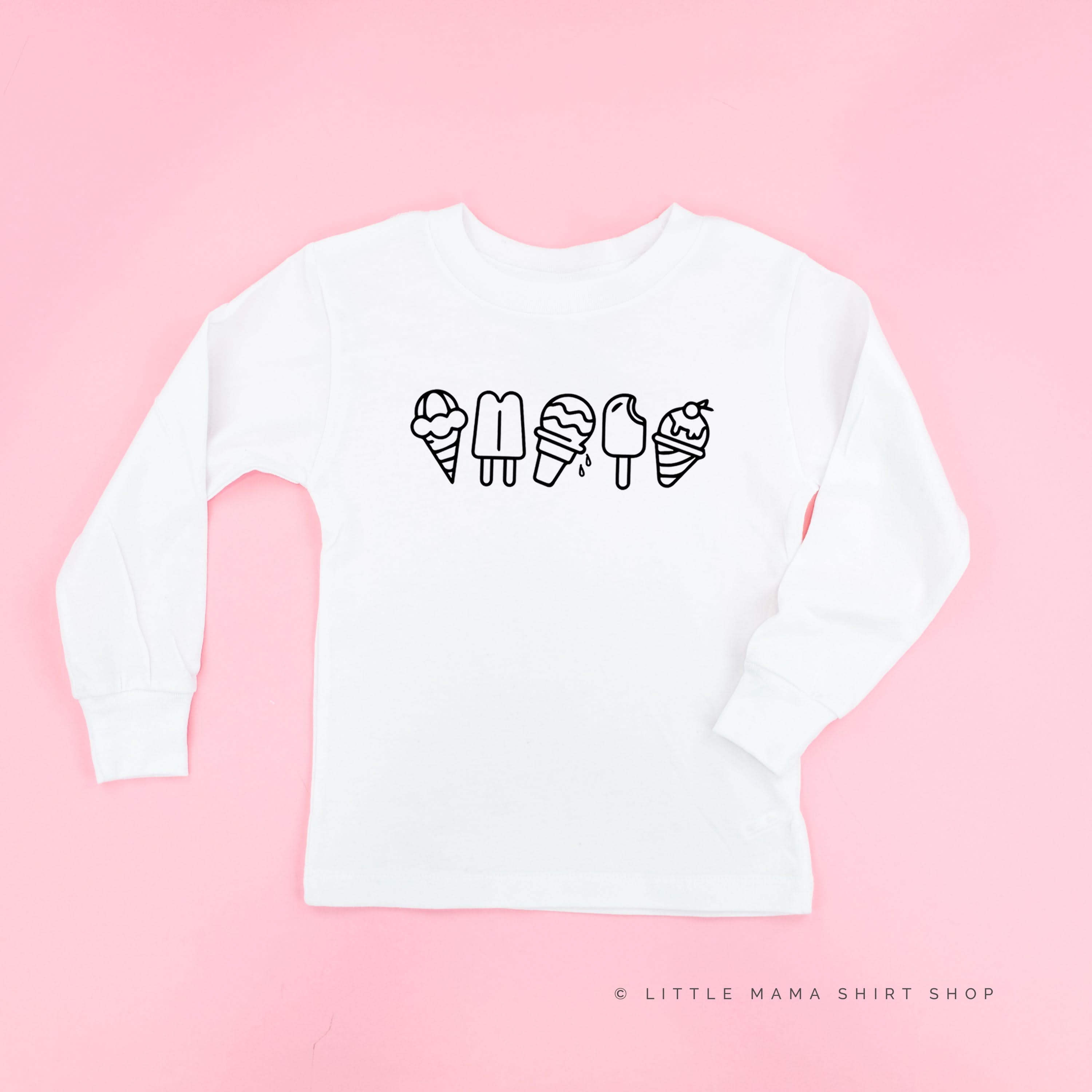 5 Across Ice Cream - Child Long Sleeve Tee