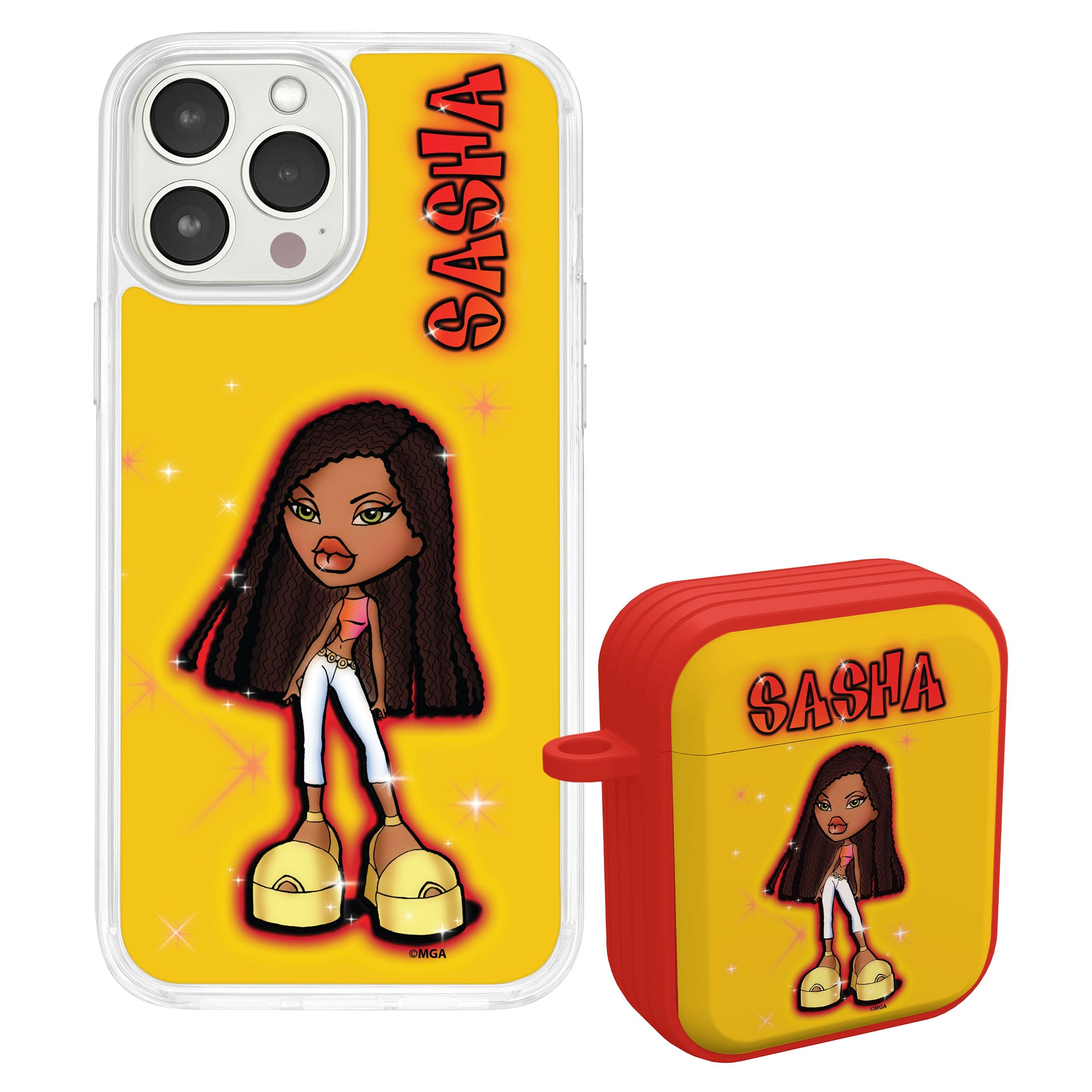 Bratz® Passion For Fashion HD Apple iPhone 12 Mag-Safe Phone Case and AirPods Gen 1 &amp;amp; 2 Combo Package