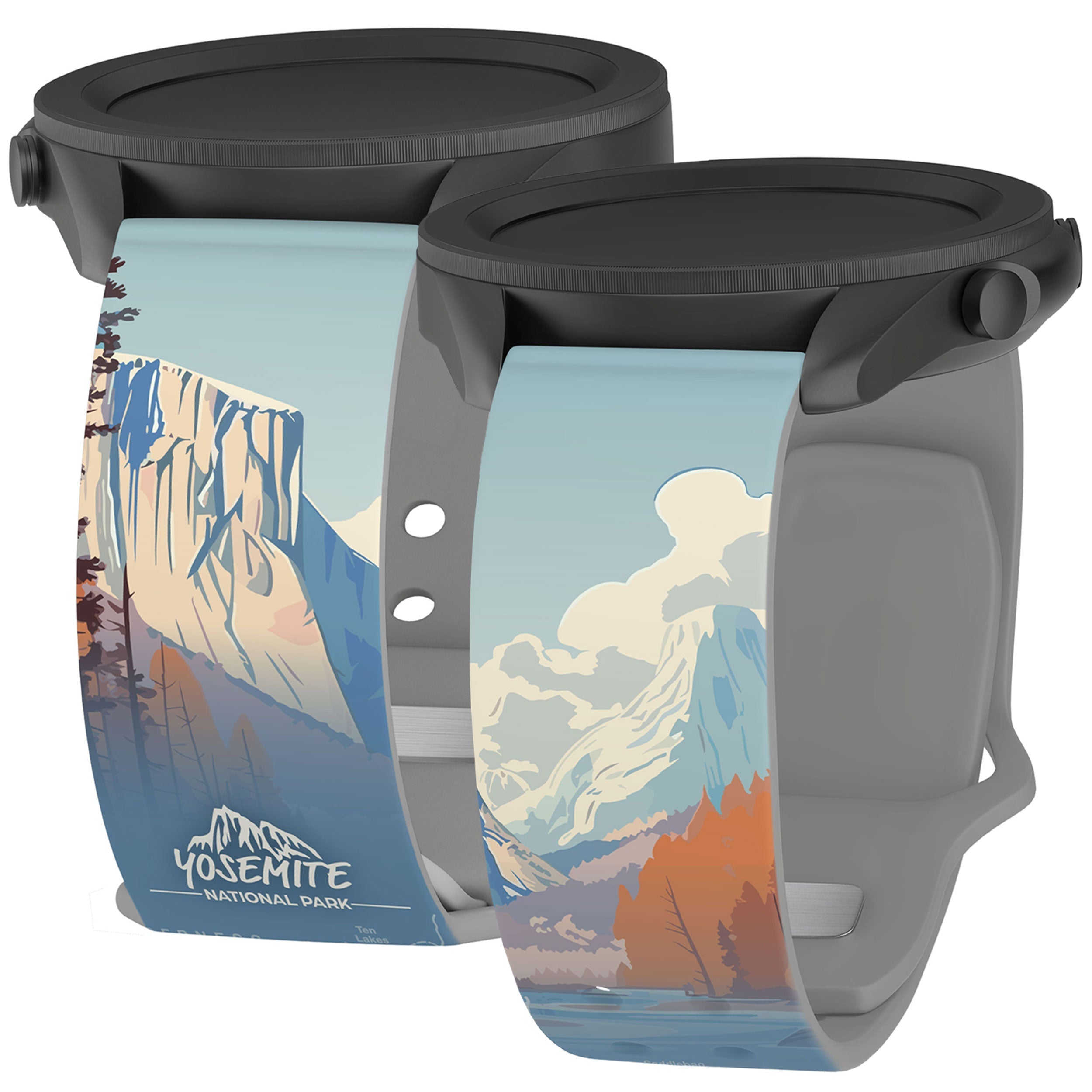 National Parks Yosemite HD  Watchband for Samsung, Garmin, Fossil, and More