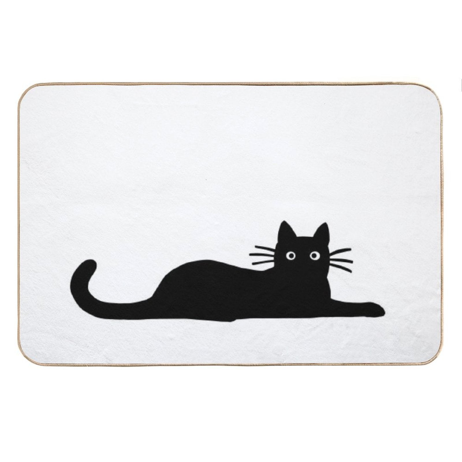 Black Cat Bath Mat