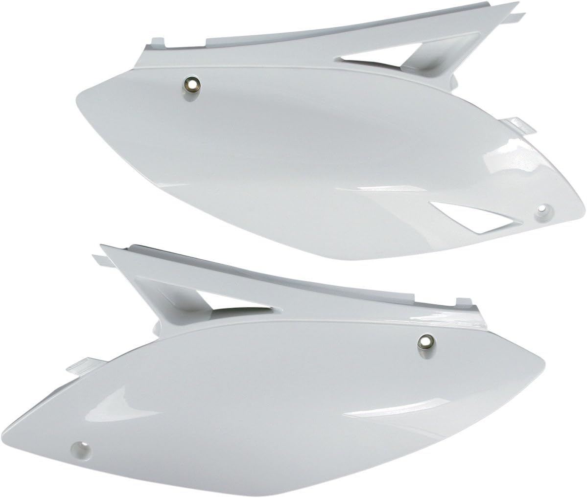 Side Panels white for Kawasaki KXF 250 (2009-12) - KXF 450 (2009-11)