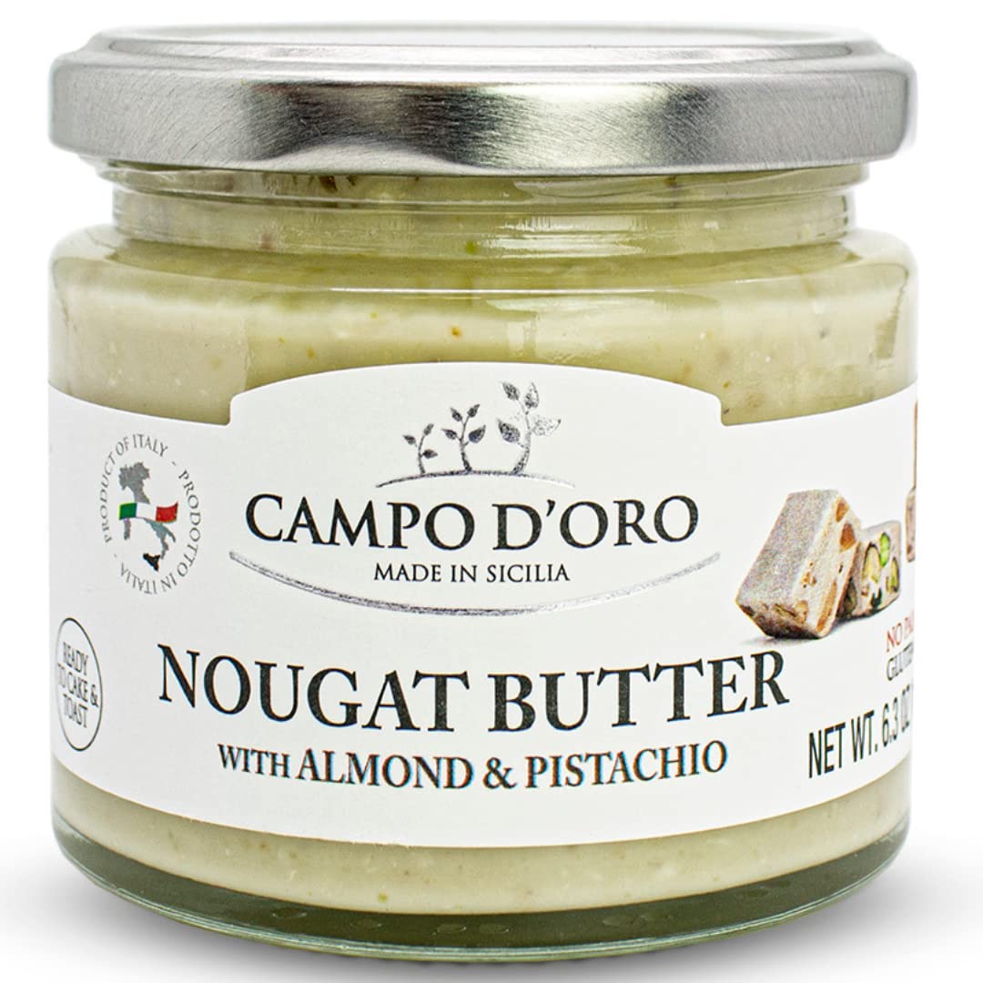 Campo D&amp;#39;Oro, Nougat Butter Sweet Cream Spread, 6.35 oz