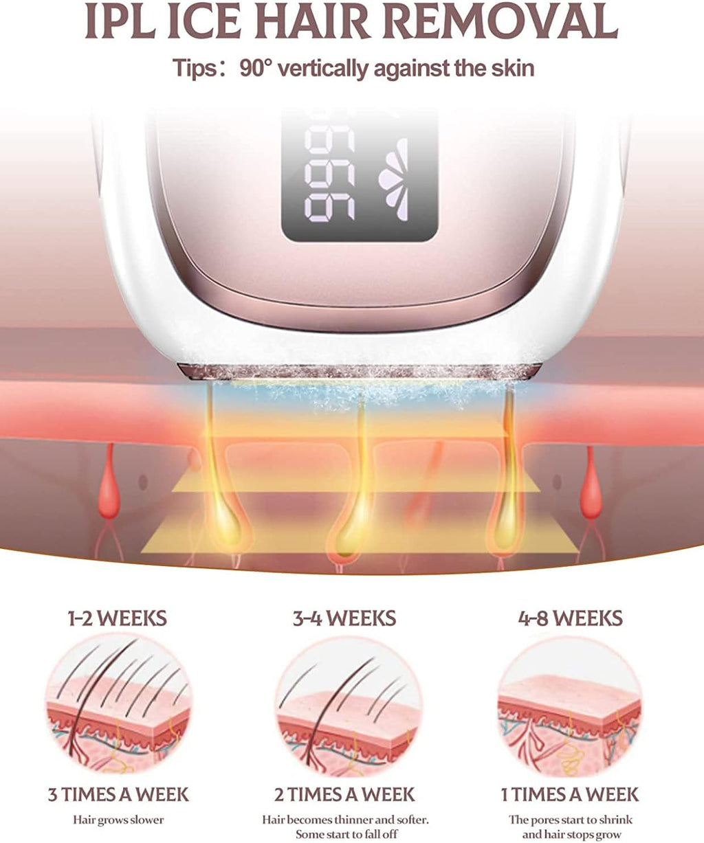 IPL Hair Removal With Ice Cooling System