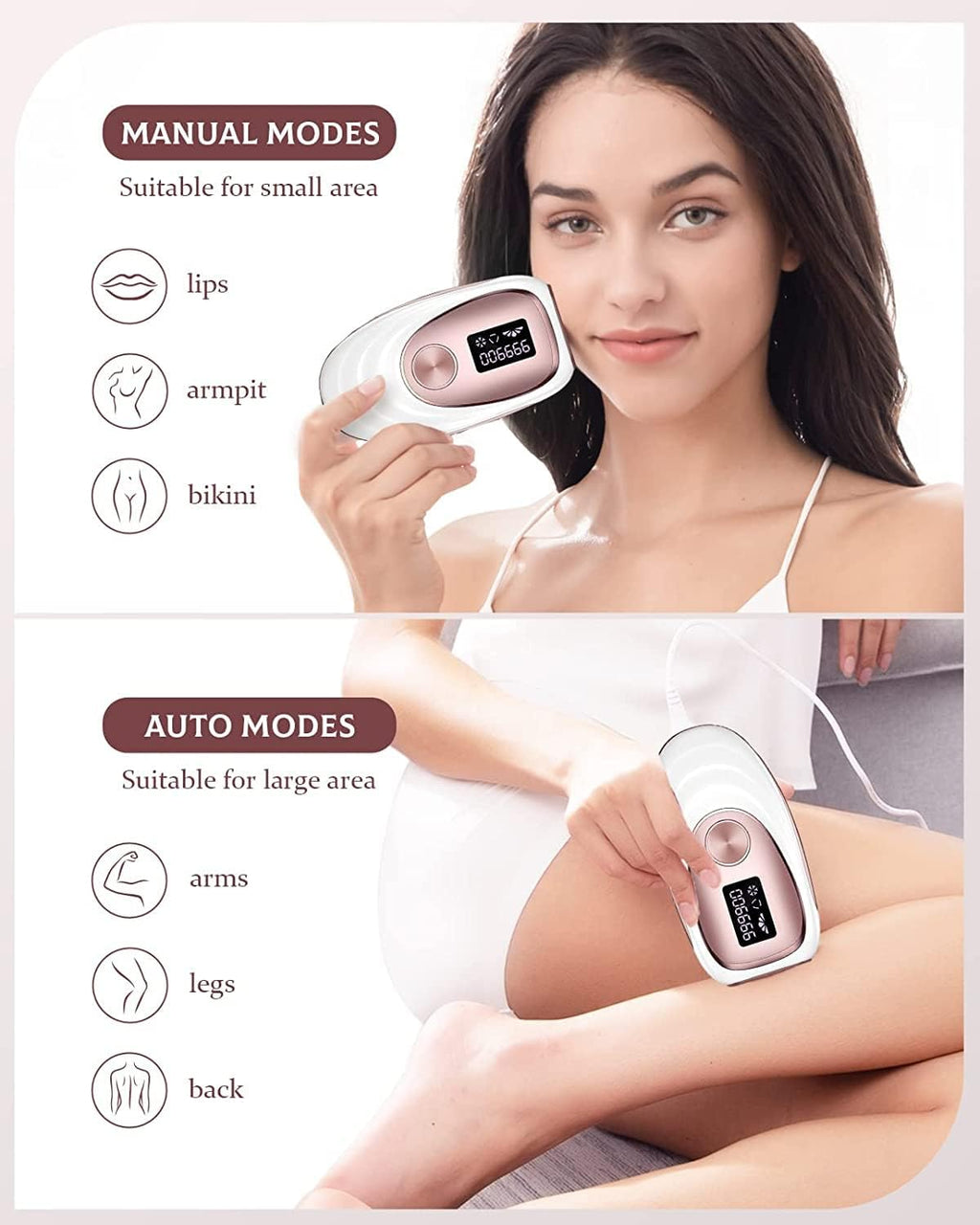 IPL Hair Removal With Ice Cooling System