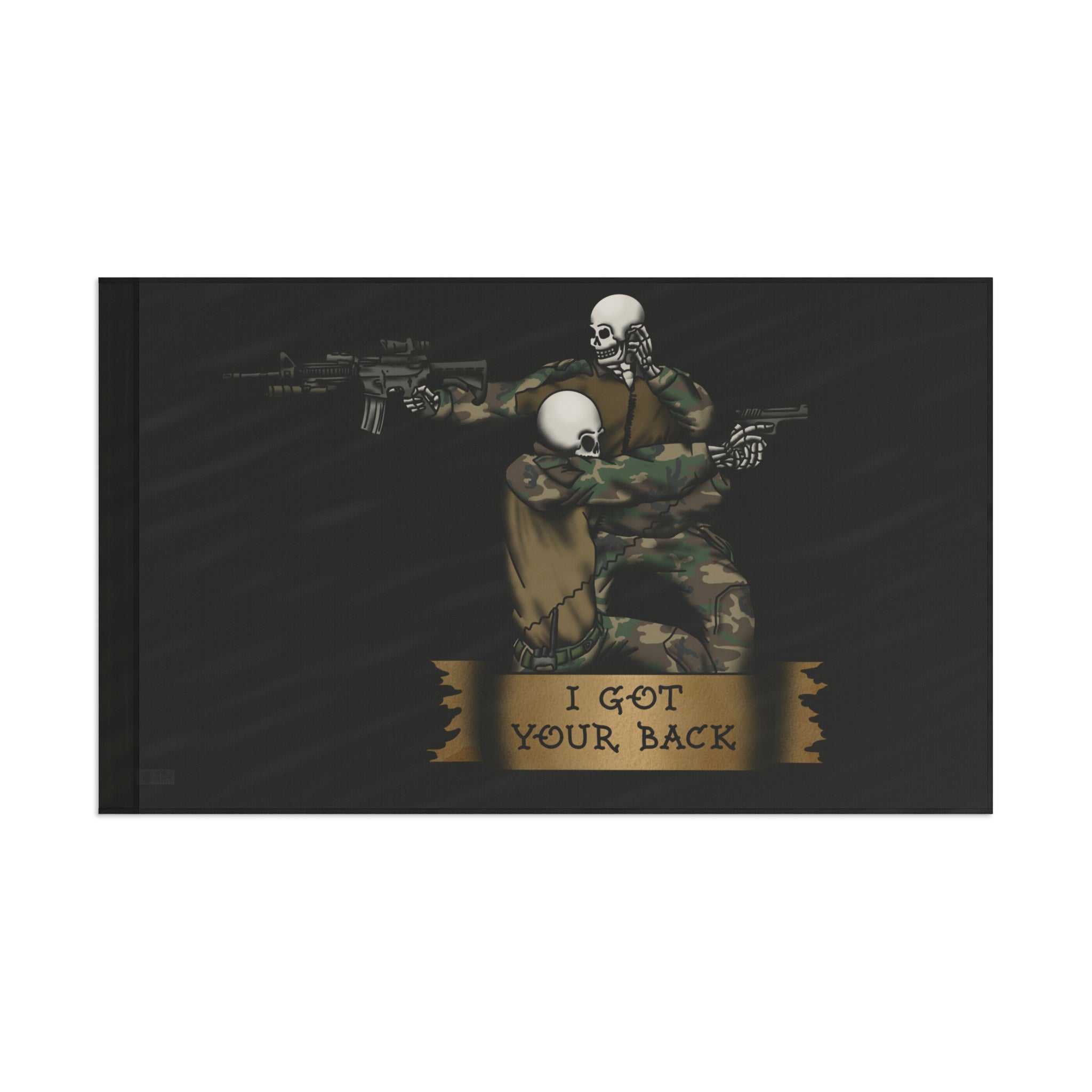 &amp;quot;I Got Your Back&amp;quot; Skeletons - Flag