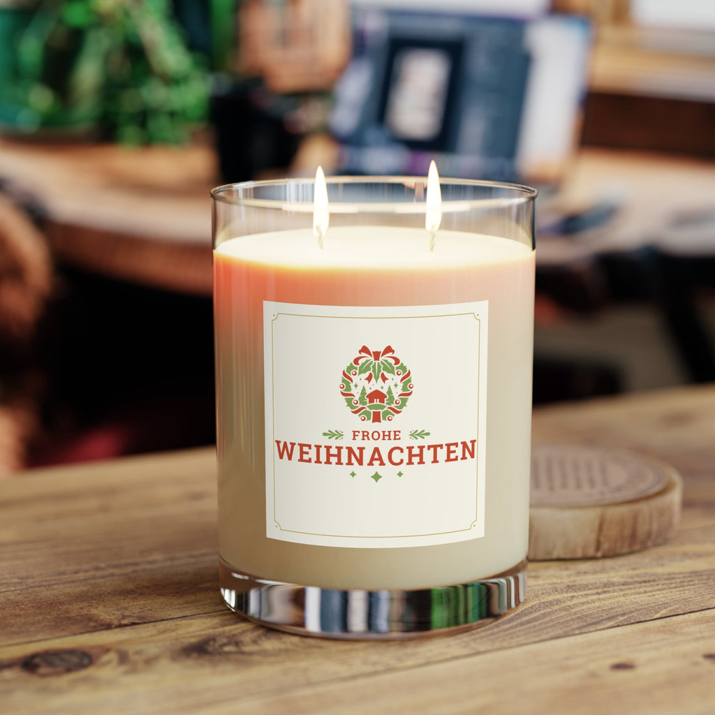 Frohe Weihnachten Scented Candle - German "Merry Christmas"