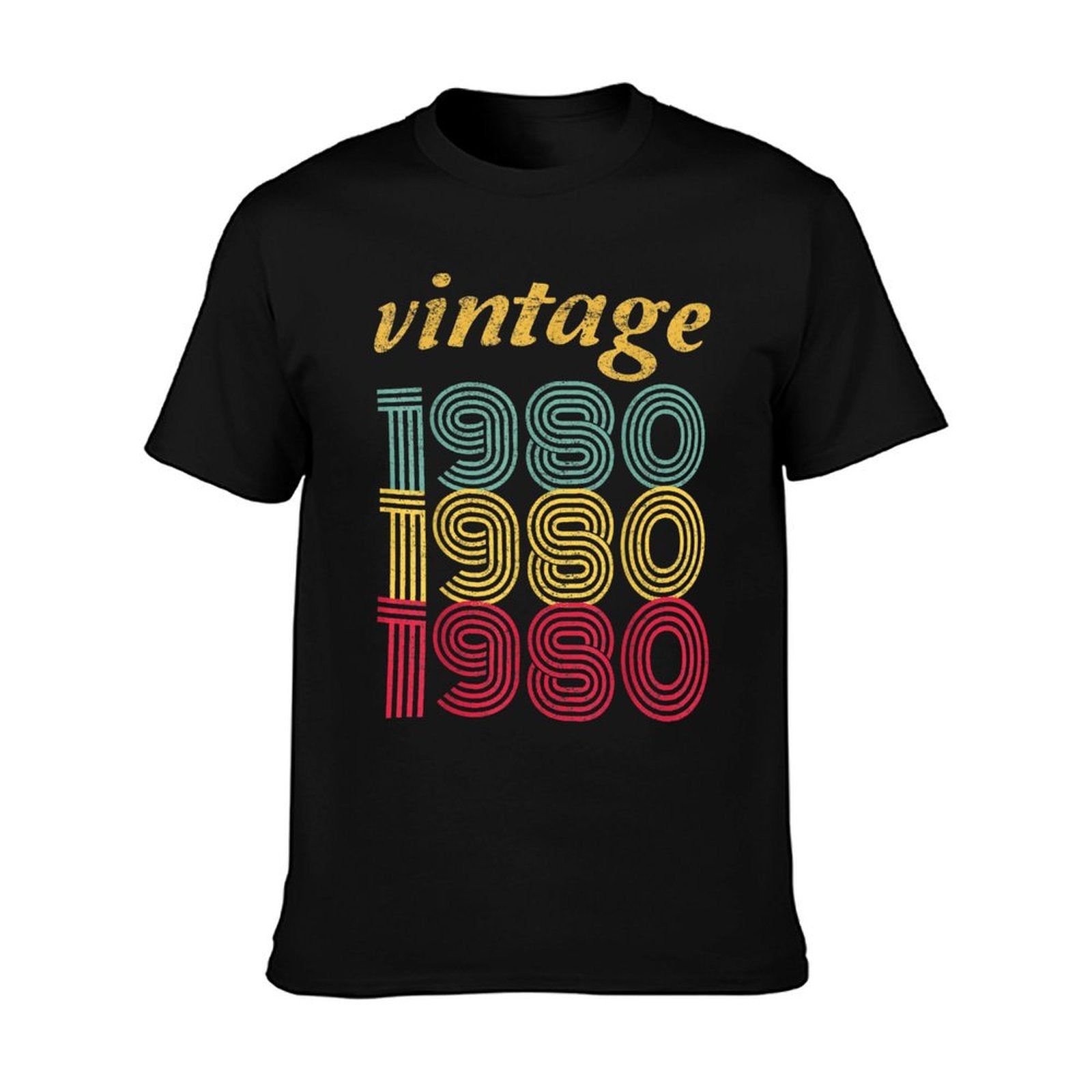 1980 40th Birthday Gift Vintage Retro Men Women 40 Years Old  Eco-friendly Material T-Shirt