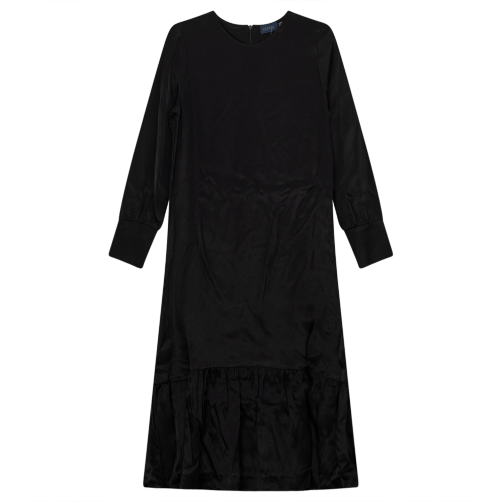 Satin Dress With Zip