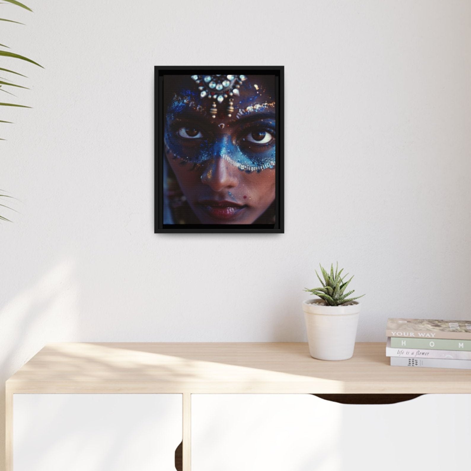 Shatarupa Aziza &amp;amp; Fae Matte Canvas Framed