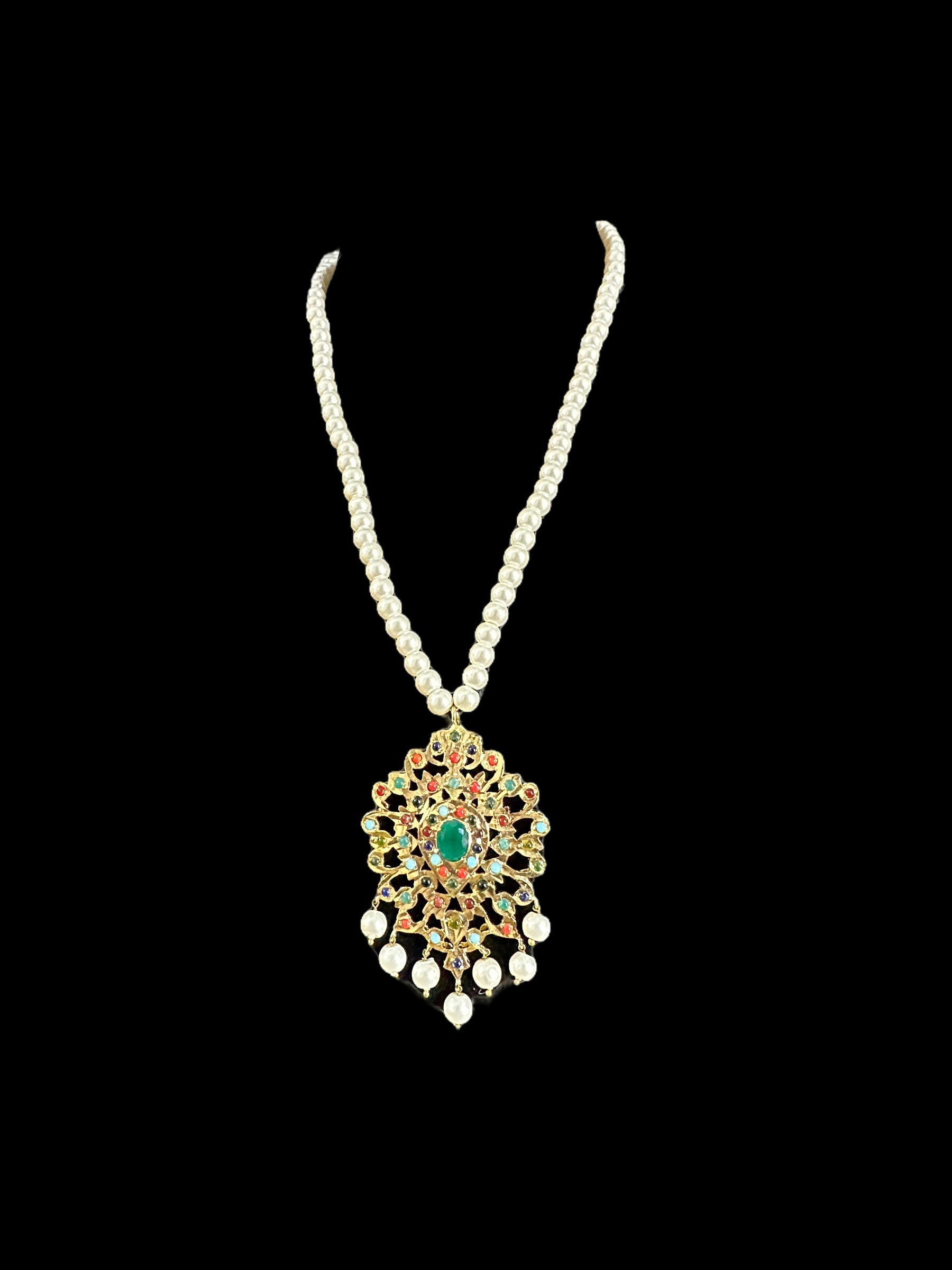 PS410 Navratan pendant ( READY TO SHIP )