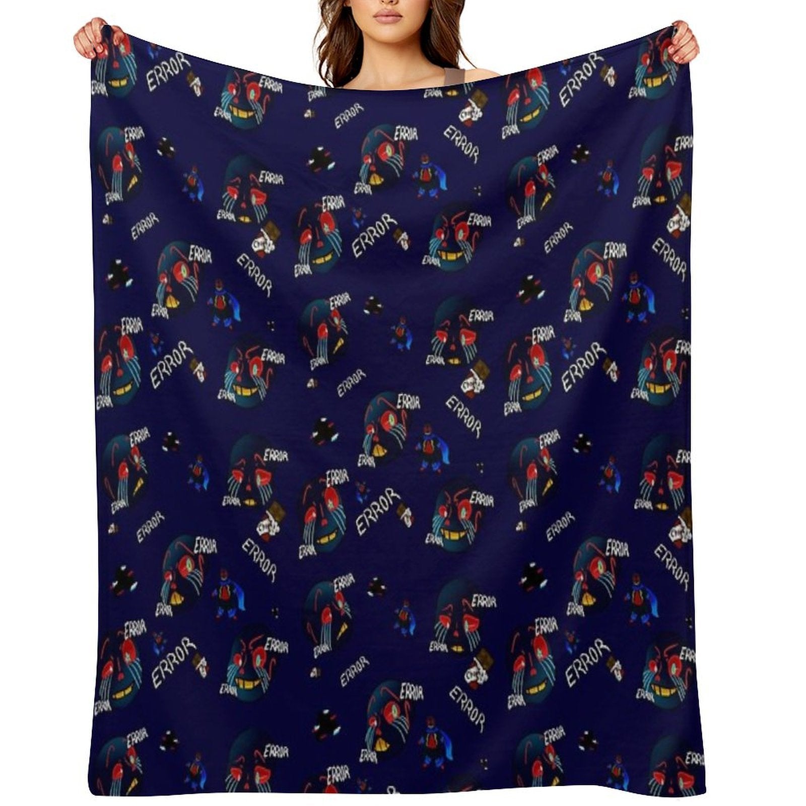 Error Pattern Throw Blanket