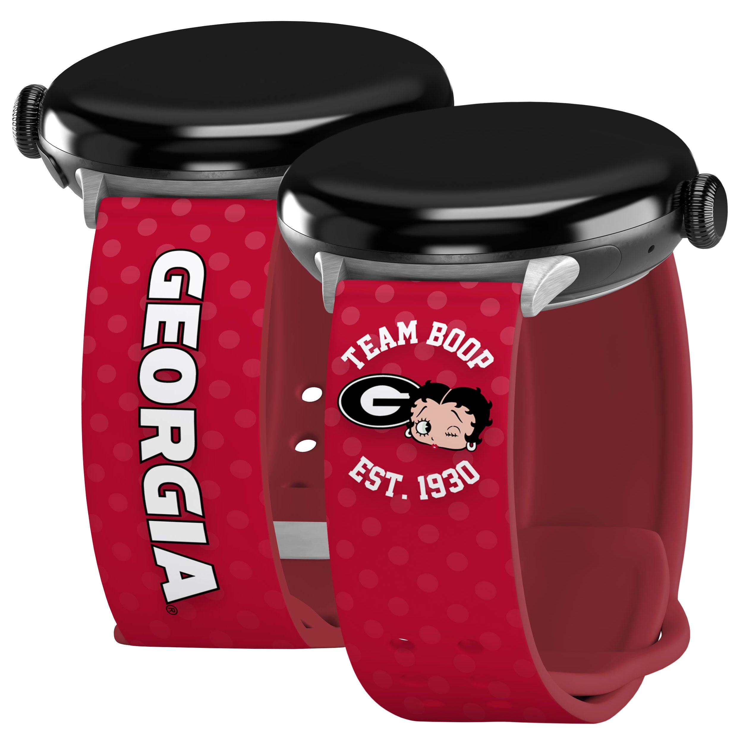 Georgia Bulldogs X Betty Boop HD Google Pixel Watch Band