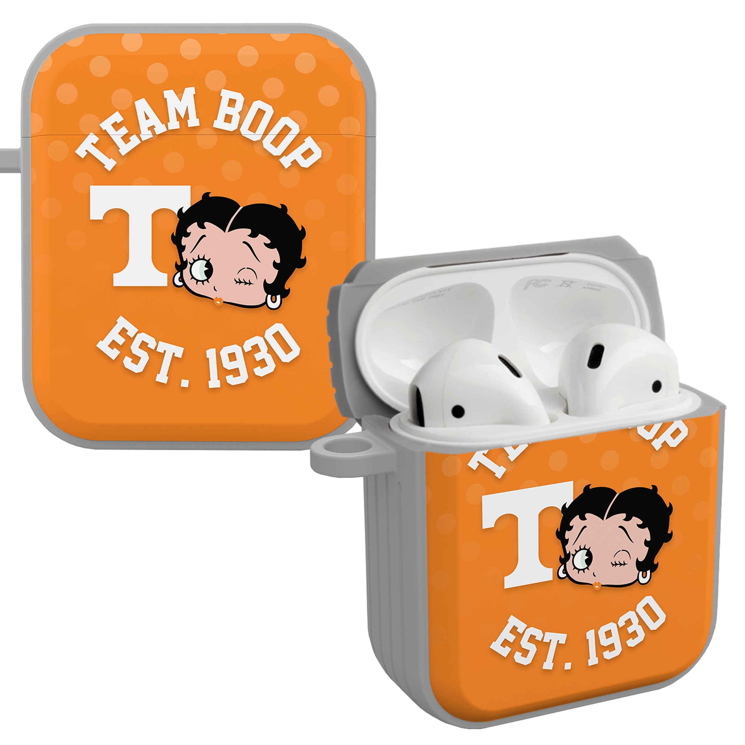 Tennessee Volunteers X Betty Boop HDX Apple AirPods Gen 1 &amp;amp; 2 Case Cover