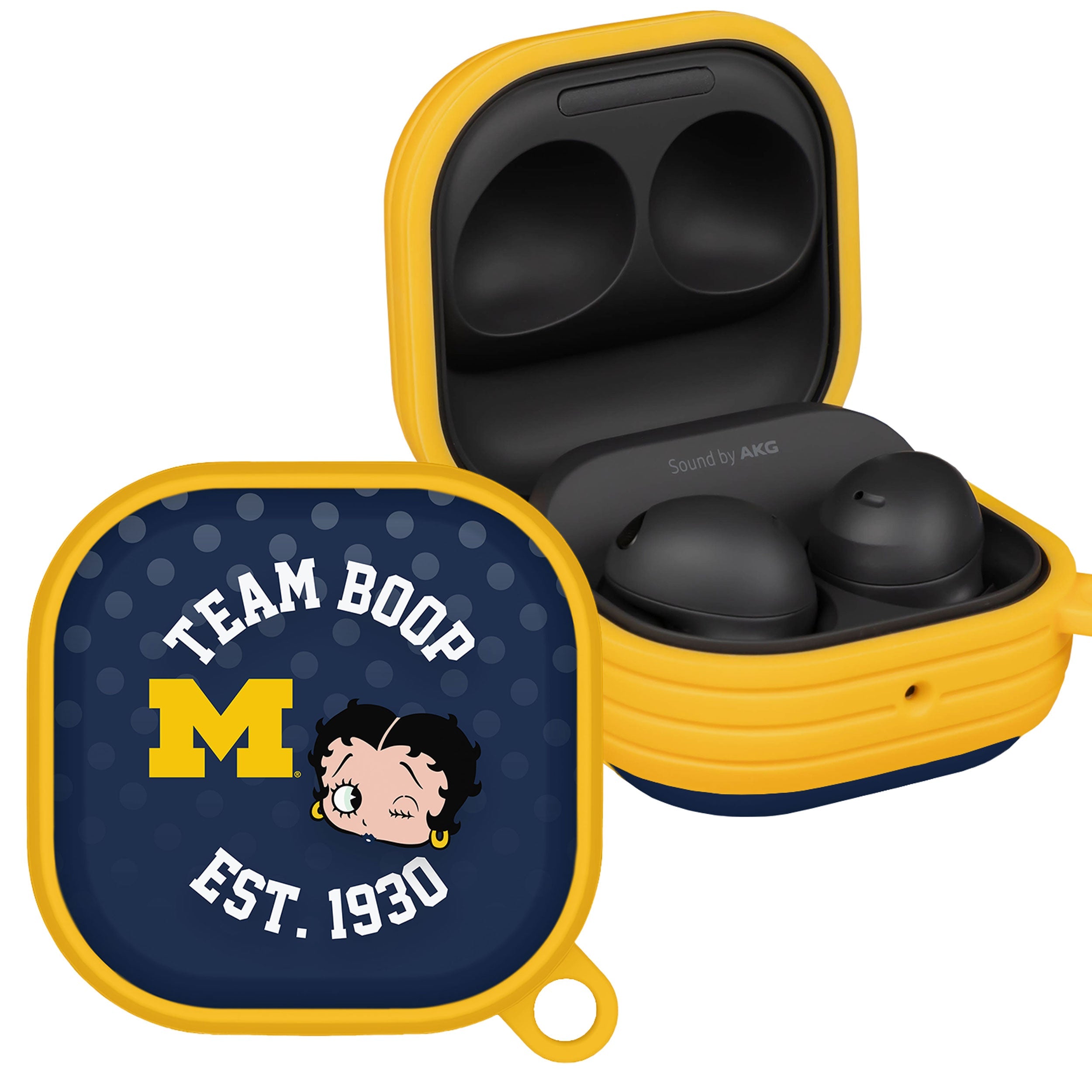 Michigan Wolverines X Betty Boop HDX Samsung Galaxy Buds Pro &amp;amp; Buds Live Case Cover