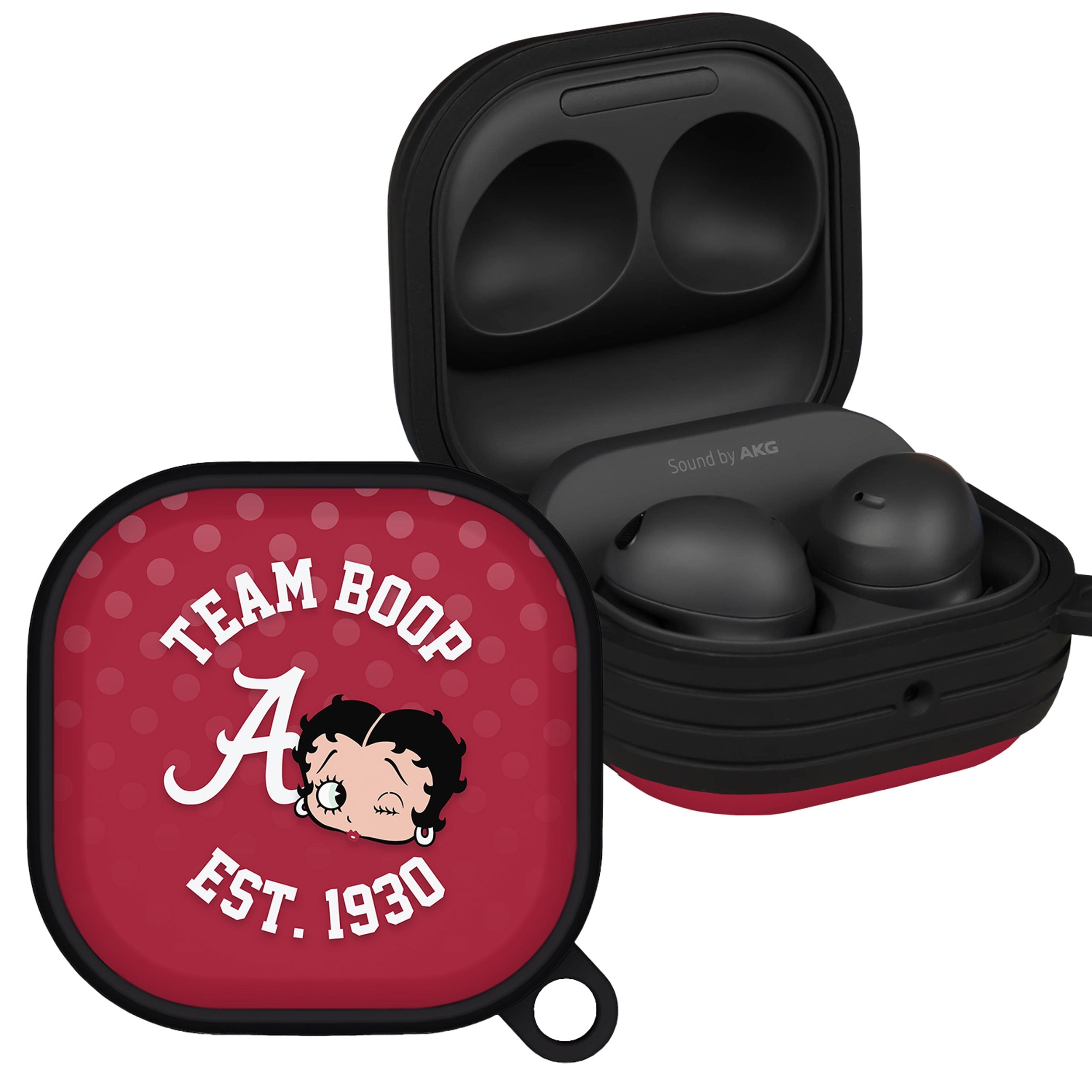 Alabama Crimson Tide X Betty Boop HDX Samsung Galaxy Buds Pro &amp;amp; Buds Live Case Cover