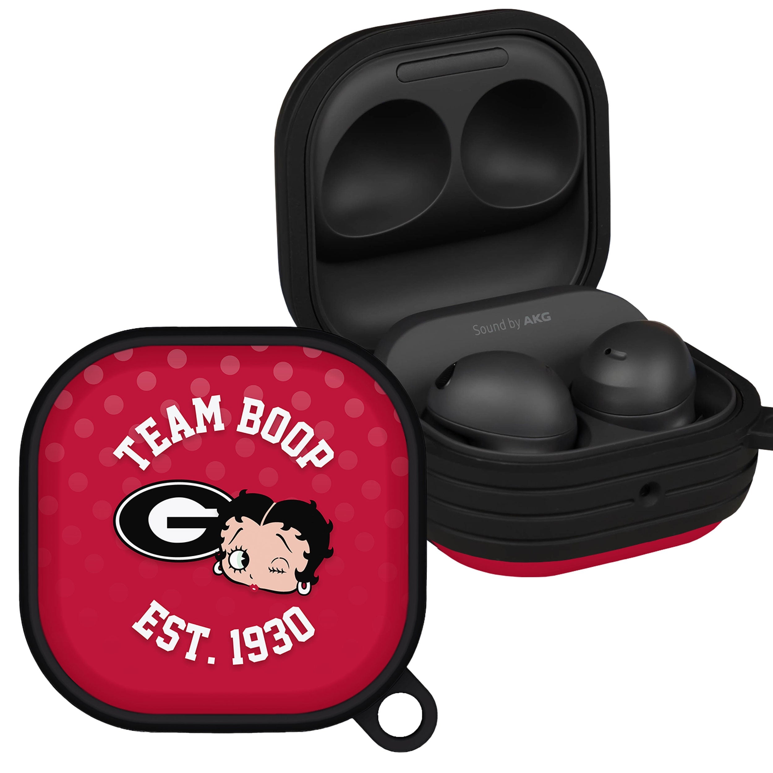 Georgia Bulldogs X Betty Boop HDX Samsung Galaxy Buds Pro &amp;amp; Buds Live Case Cover