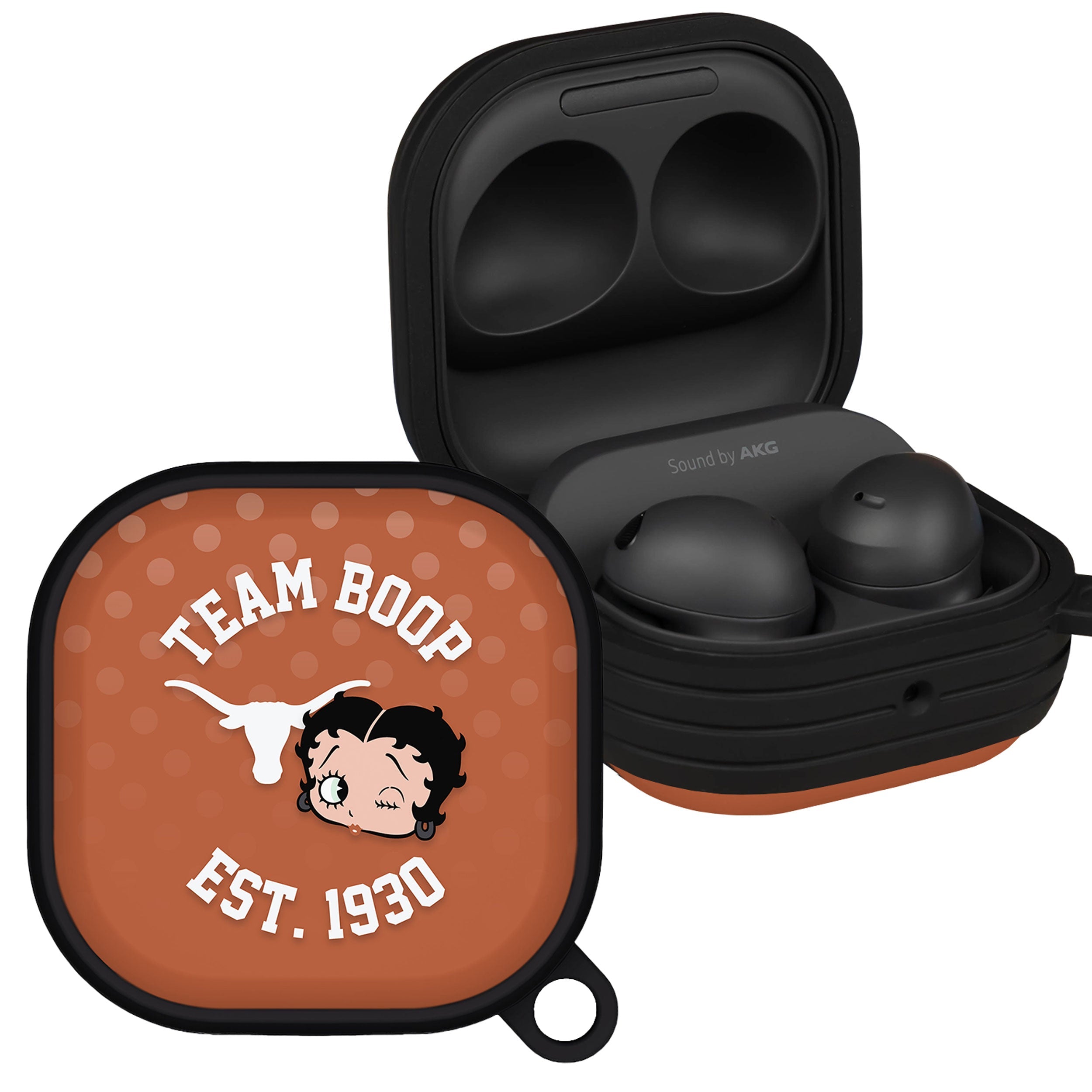 Texas Longhorns X Betty Boop HDX Samsung Galaxy Buds Pro &amp;amp; Buds Live Case Cover