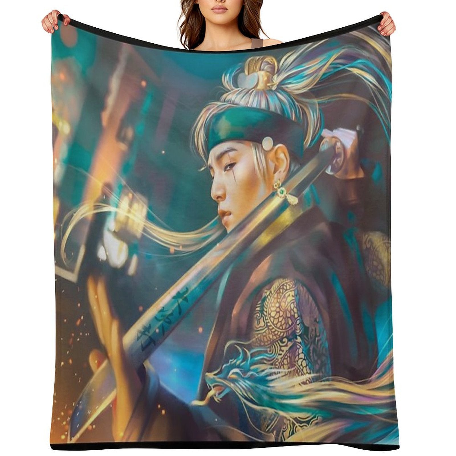 Agust D Daechwita Throw Blanket