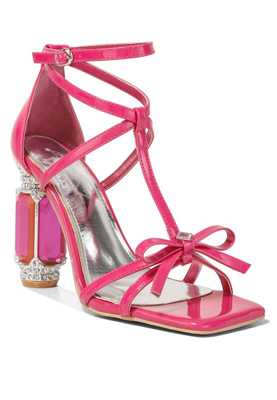 Affluence Fantasy Heels – Step Into Luxury in Fuchsia, Silver, or White