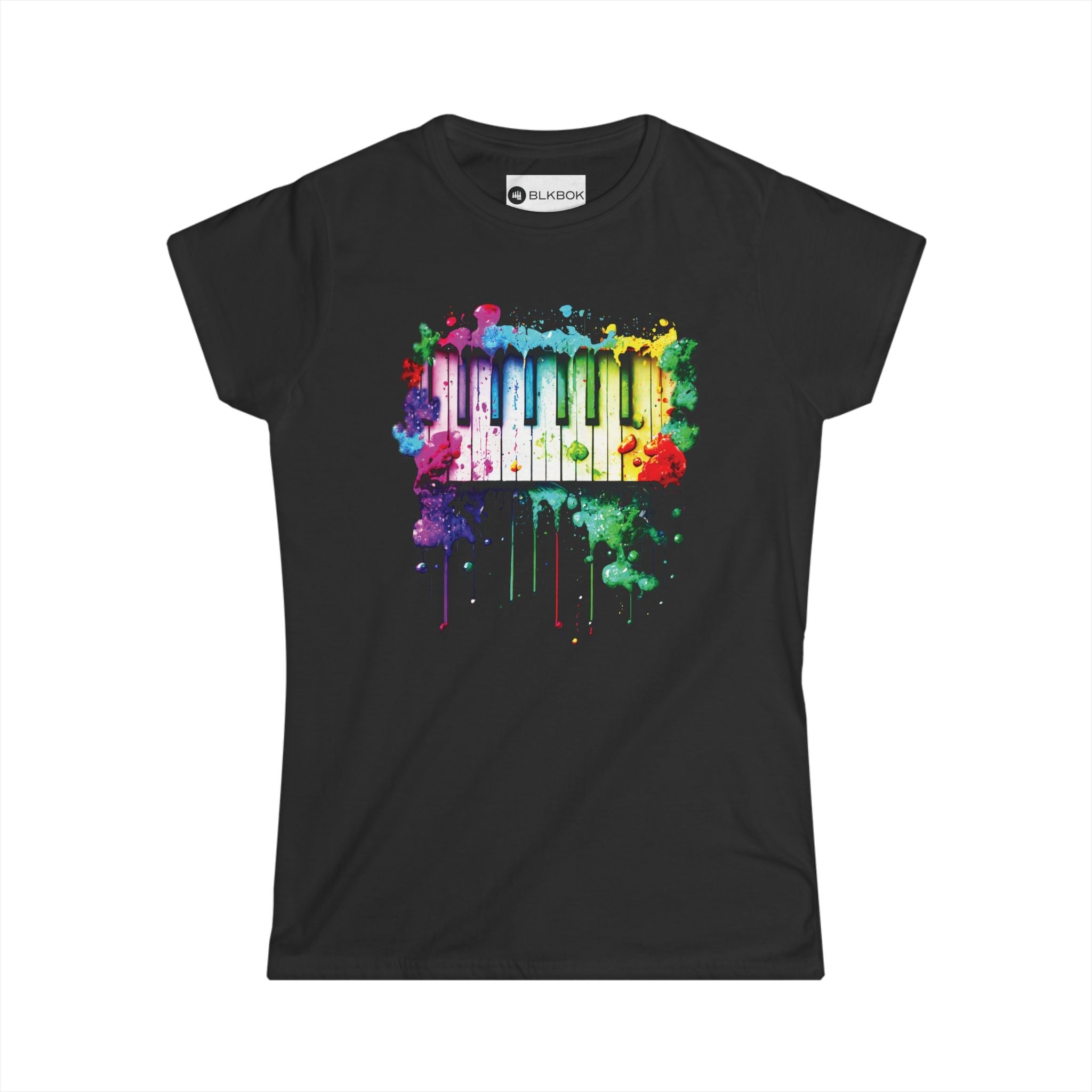BLKBOK Piano Key Splatter T-Shirt Women&amp;#39;s Tee