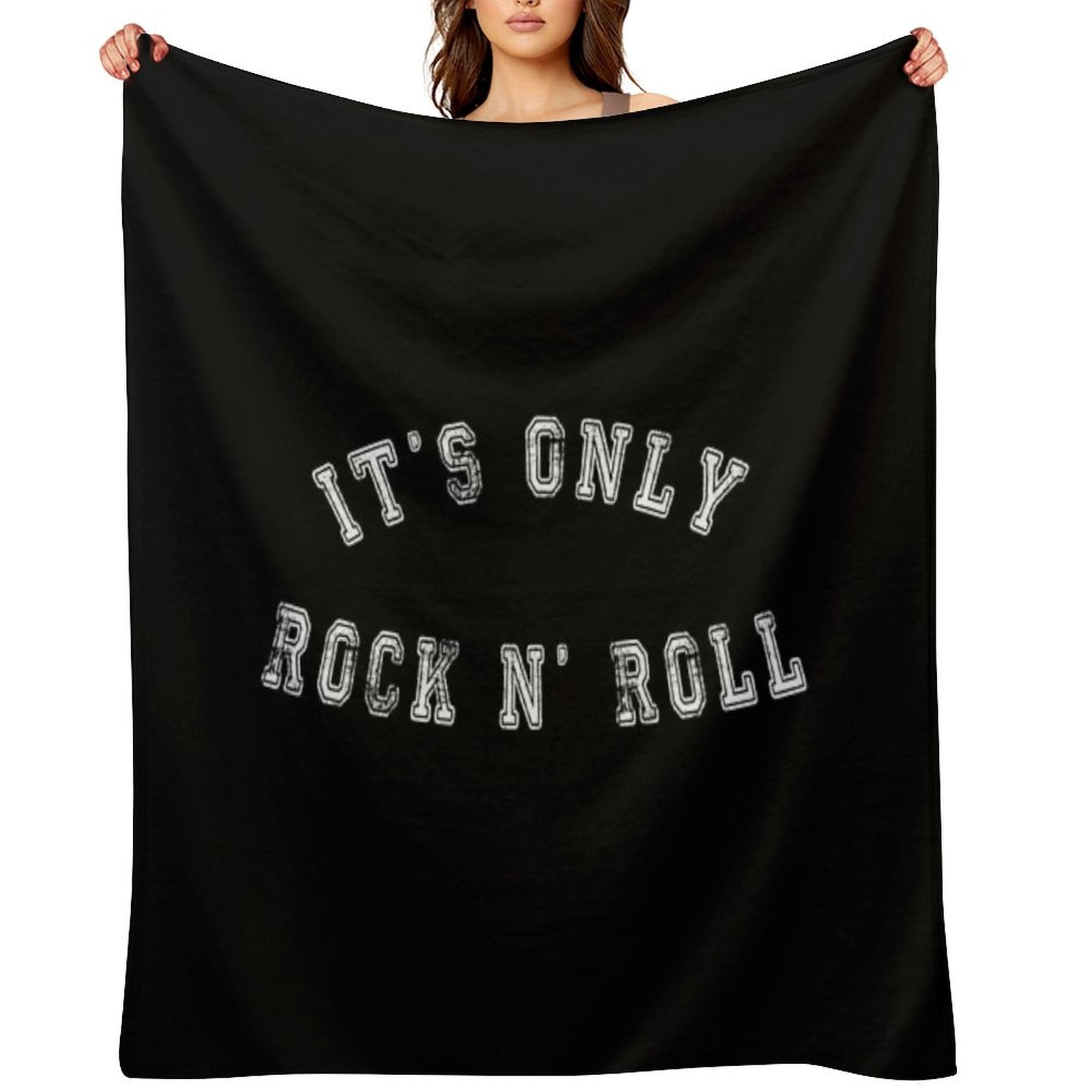 It&amp;#39;s Only Rock And Roll - Rolling Stones Throw Blanket