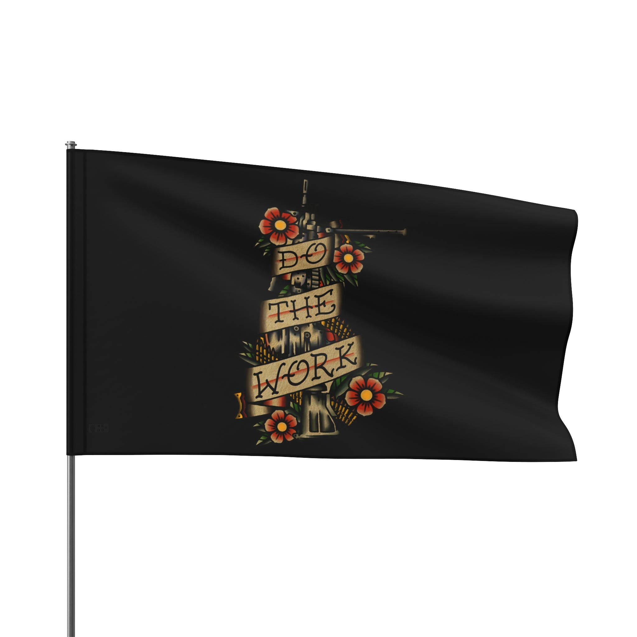 "Do the Work" With M249 Saw - Flag