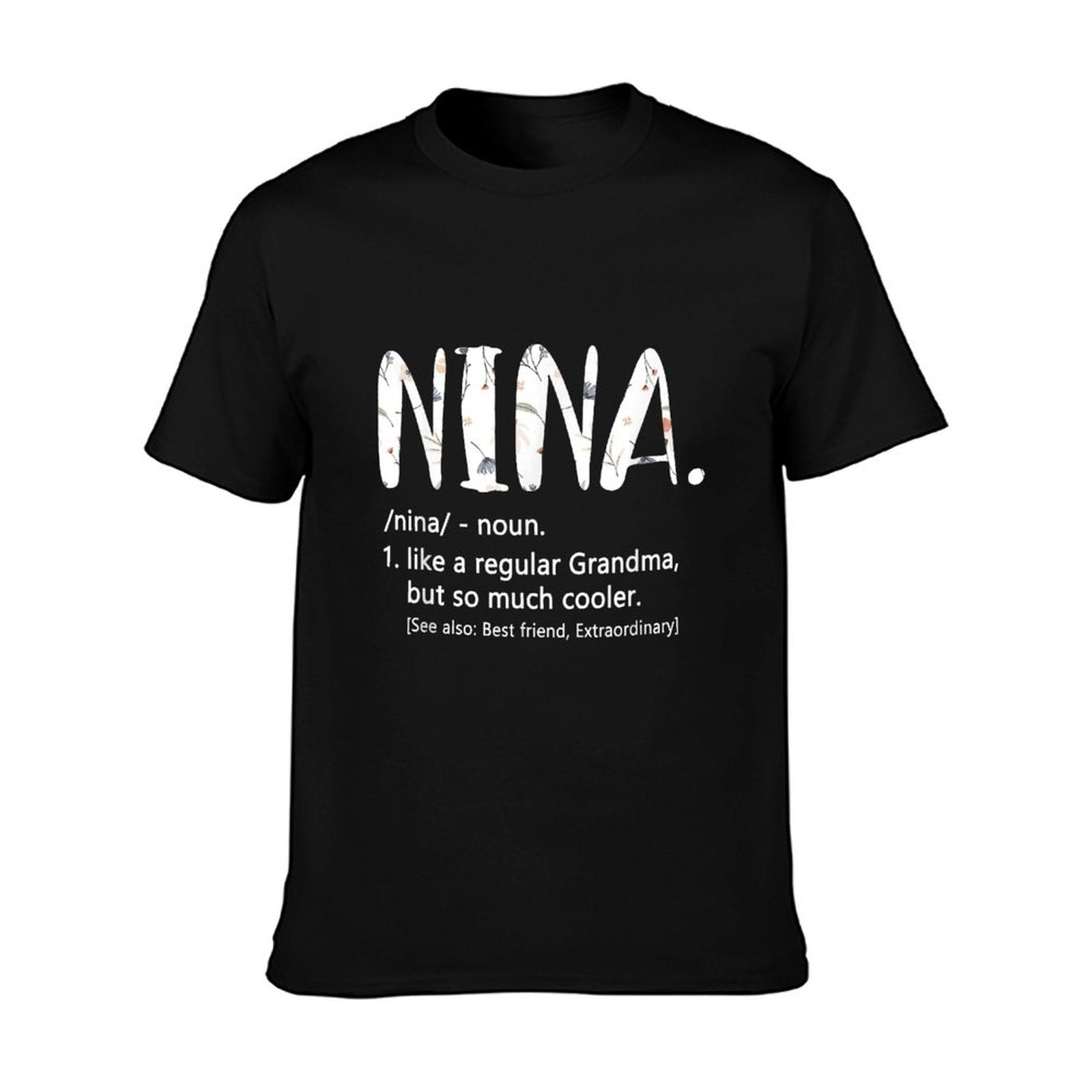 Nina Shirts for Women Mothers Day Idea Cute Grandma Nina T-Shirt