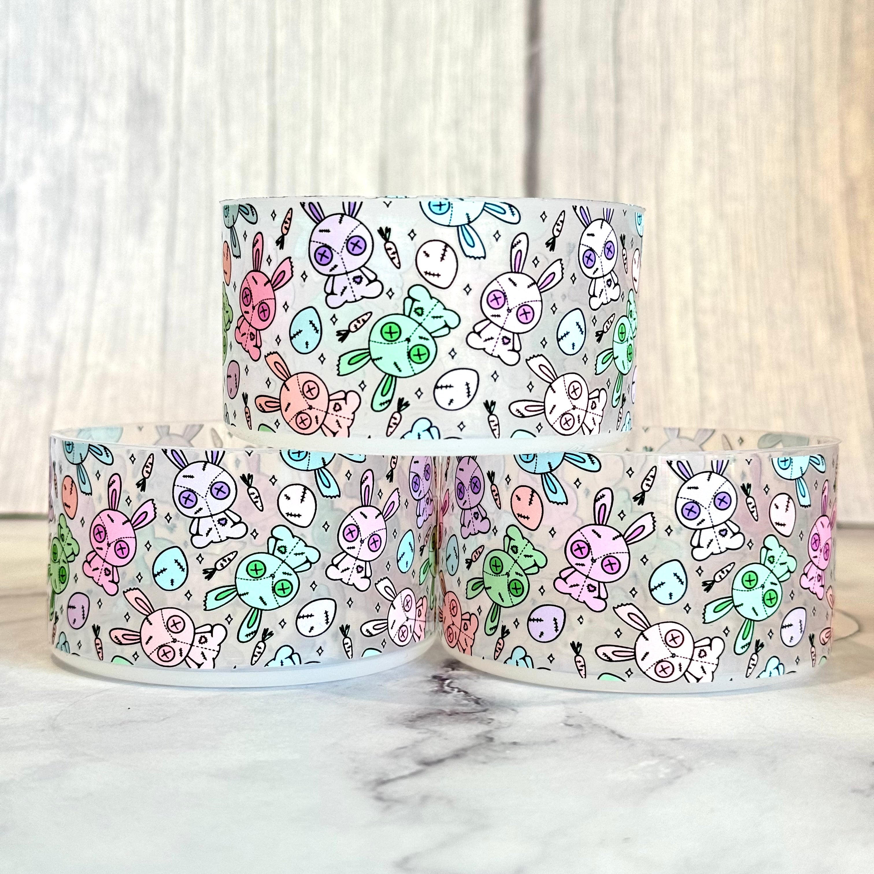 CLEAR ZOMBIE BUNNIES Tumbler Boot