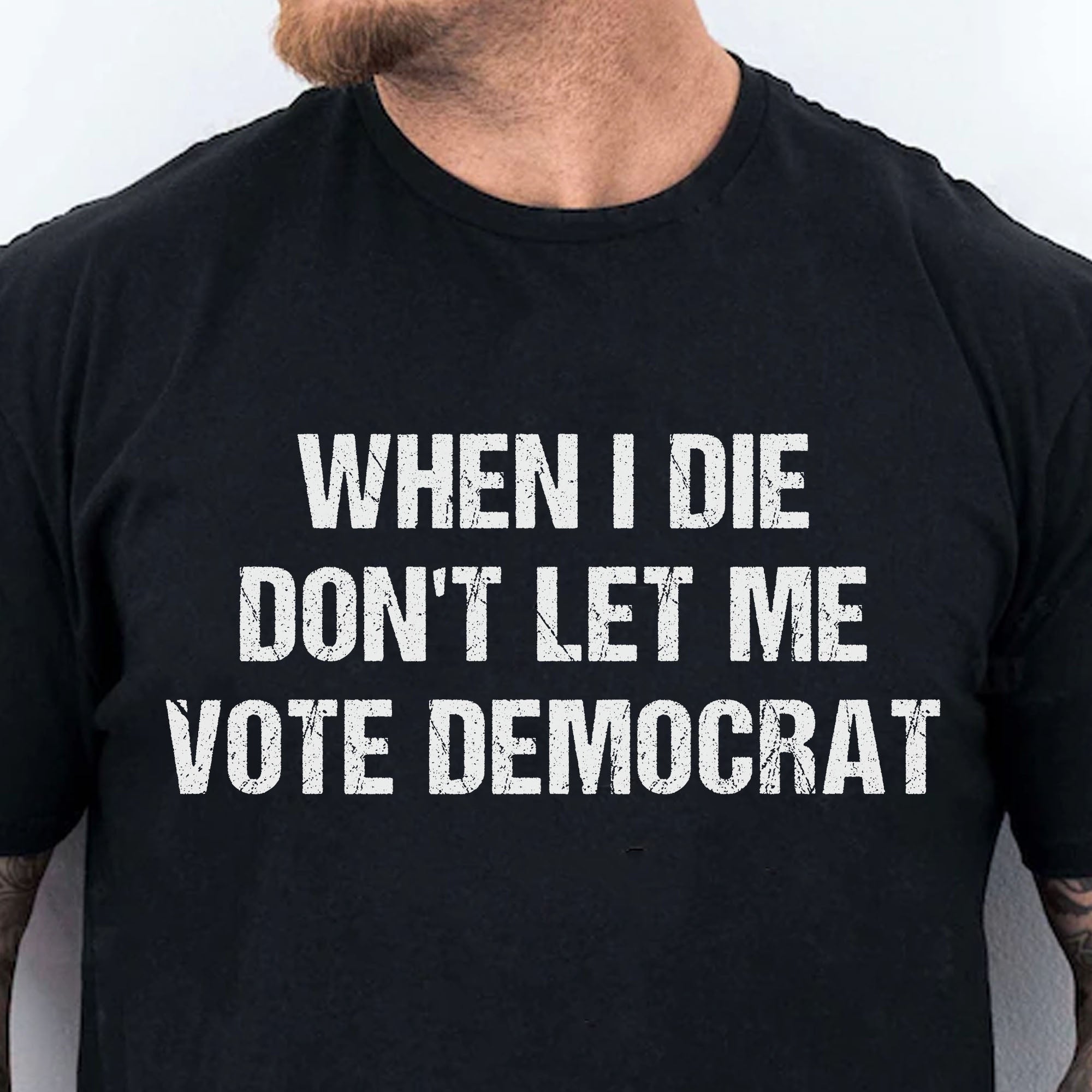 When I Die Don&amp;#39;t Let Me Vote Democrat Unisex Shirt | Trump 2024 Shirt | Republican Shirt | Trump Supporters Shirt Dark C1090 - GOP