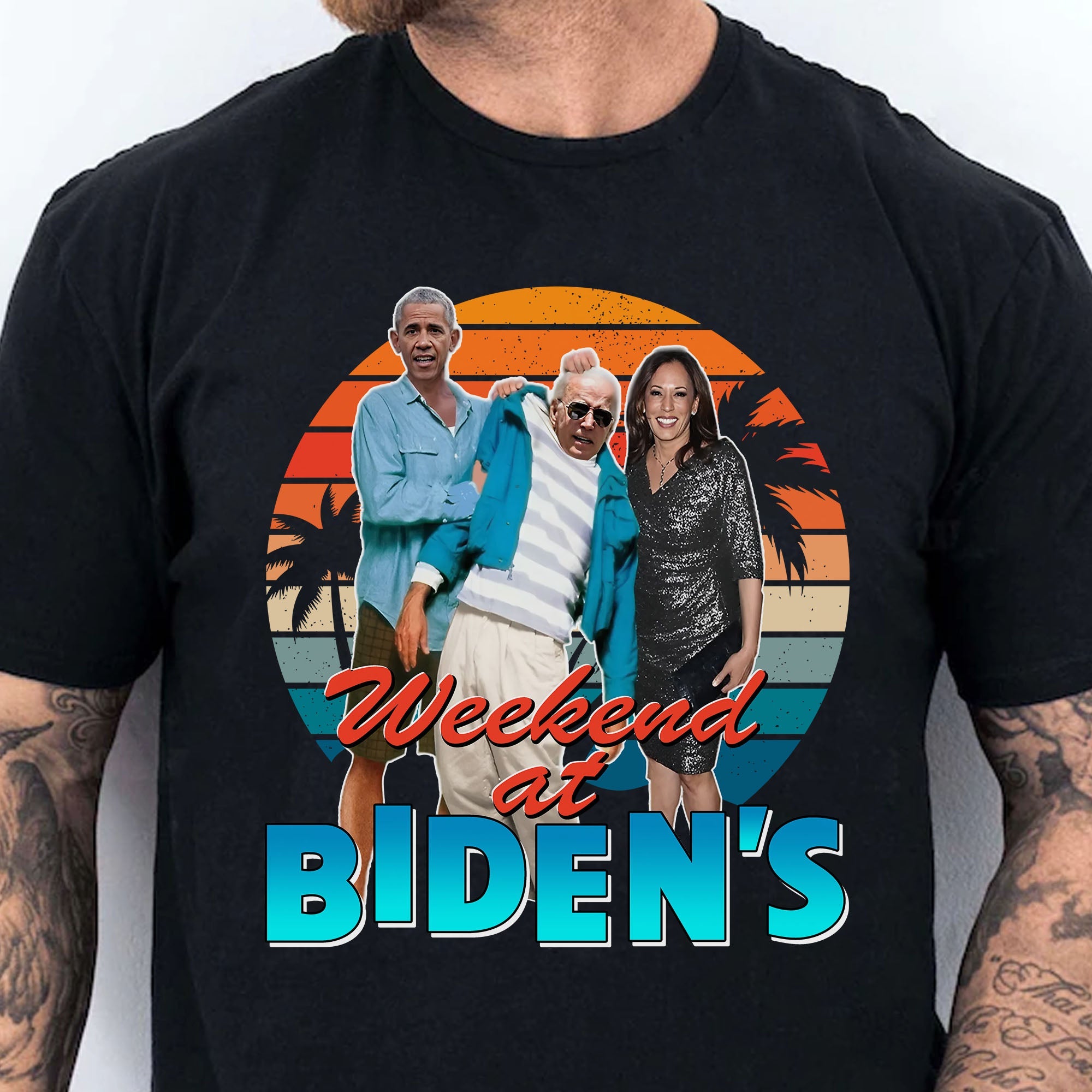 Weekend at Biden&amp;#39;s Unisex Shirt | Anti Biden Shirt | Republican Shirt | Trump Supporters Shirt Dark C1098 - GOP
