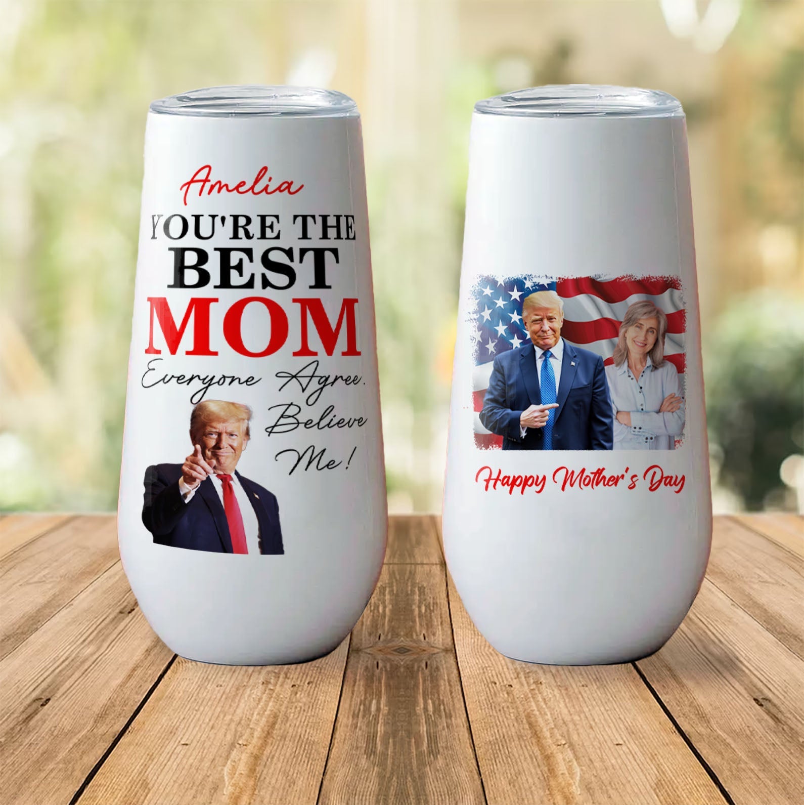 You&amp;#39;re The Best Mom Custom Name and Photo Curved 6oz Tumbler, Personalized Champagne Tumbler, Gift For Mom, Gift For Wife 682092 - GOP