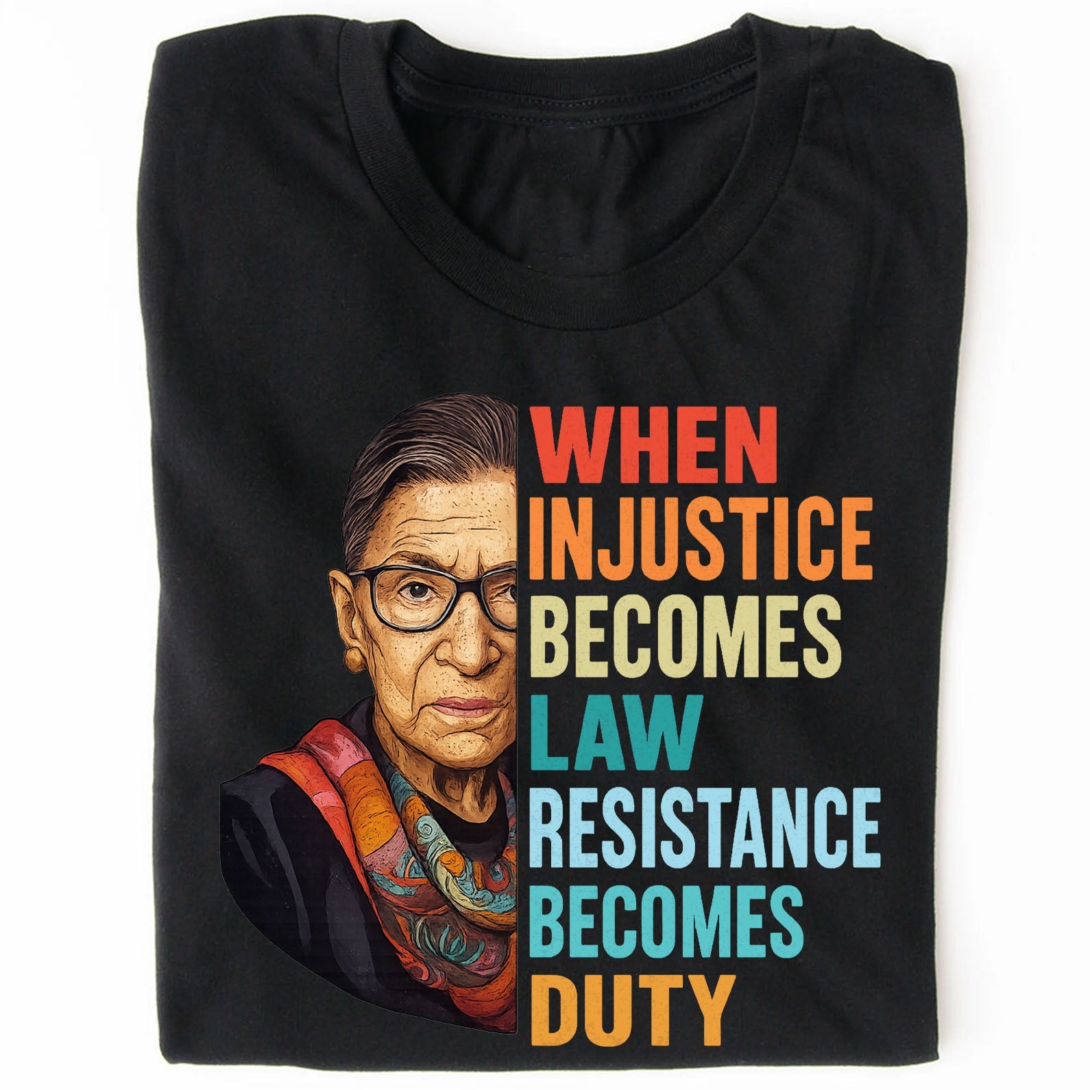 When Injustice Becomes Law Resistance Becomes Duty Shirt, 8647 Anti Trump Protest Tee, Political Protest Dark Shirt 682173