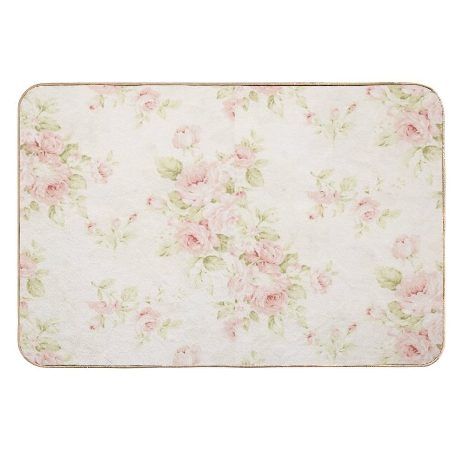 Flowers  Fade-Resistant Bath Mat