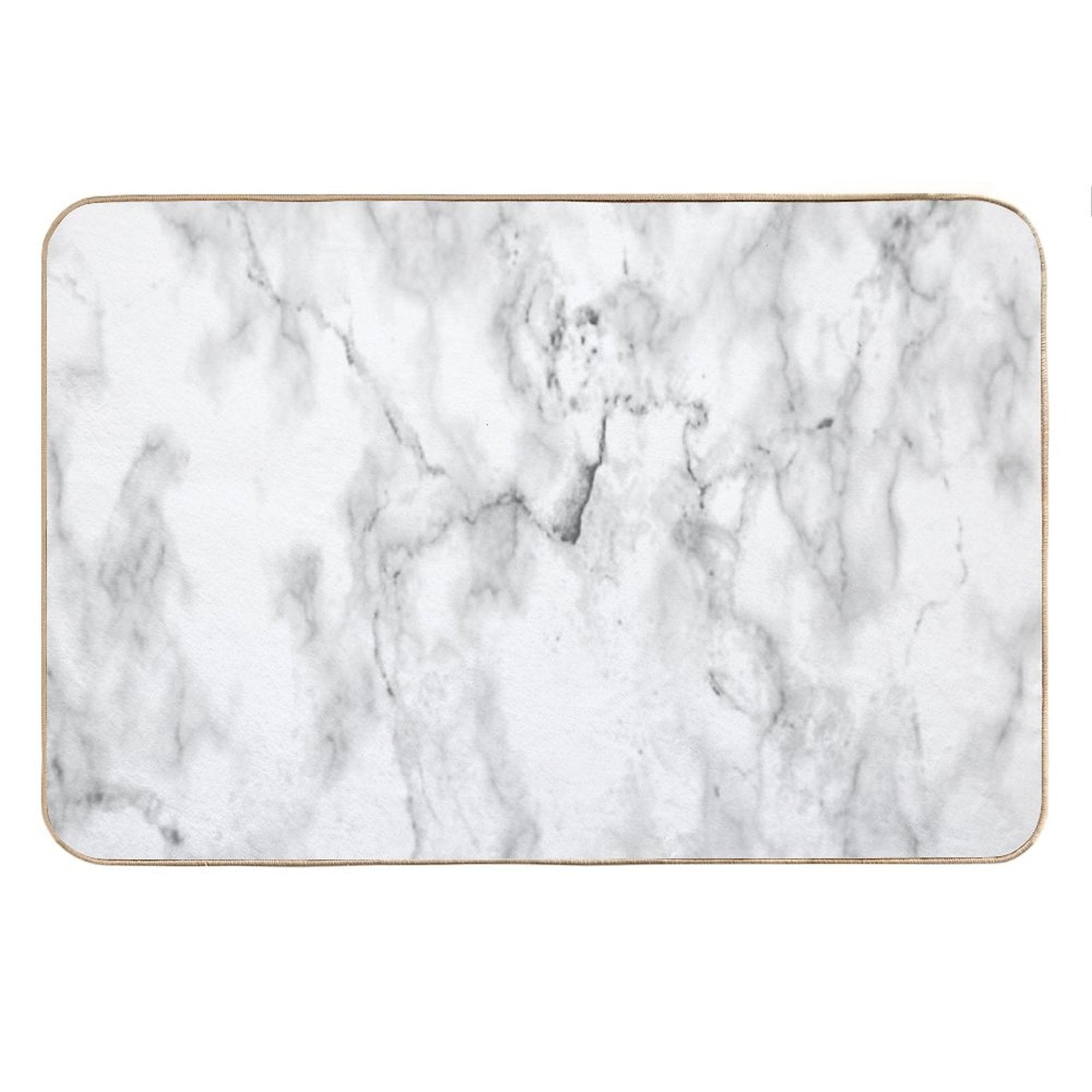 Carrara Marble Bath Mat