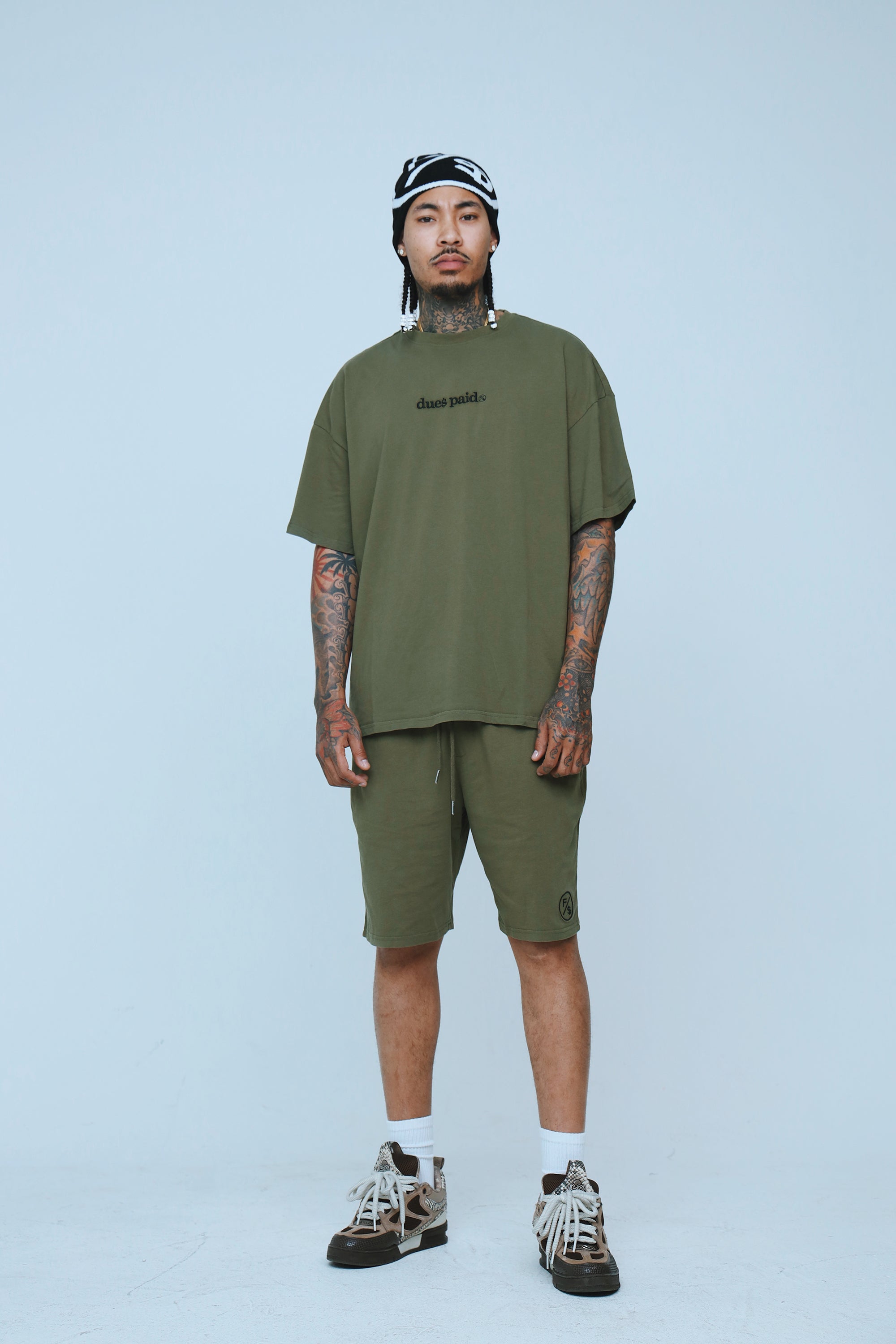 Dues Paid (Military Green - Shorts)